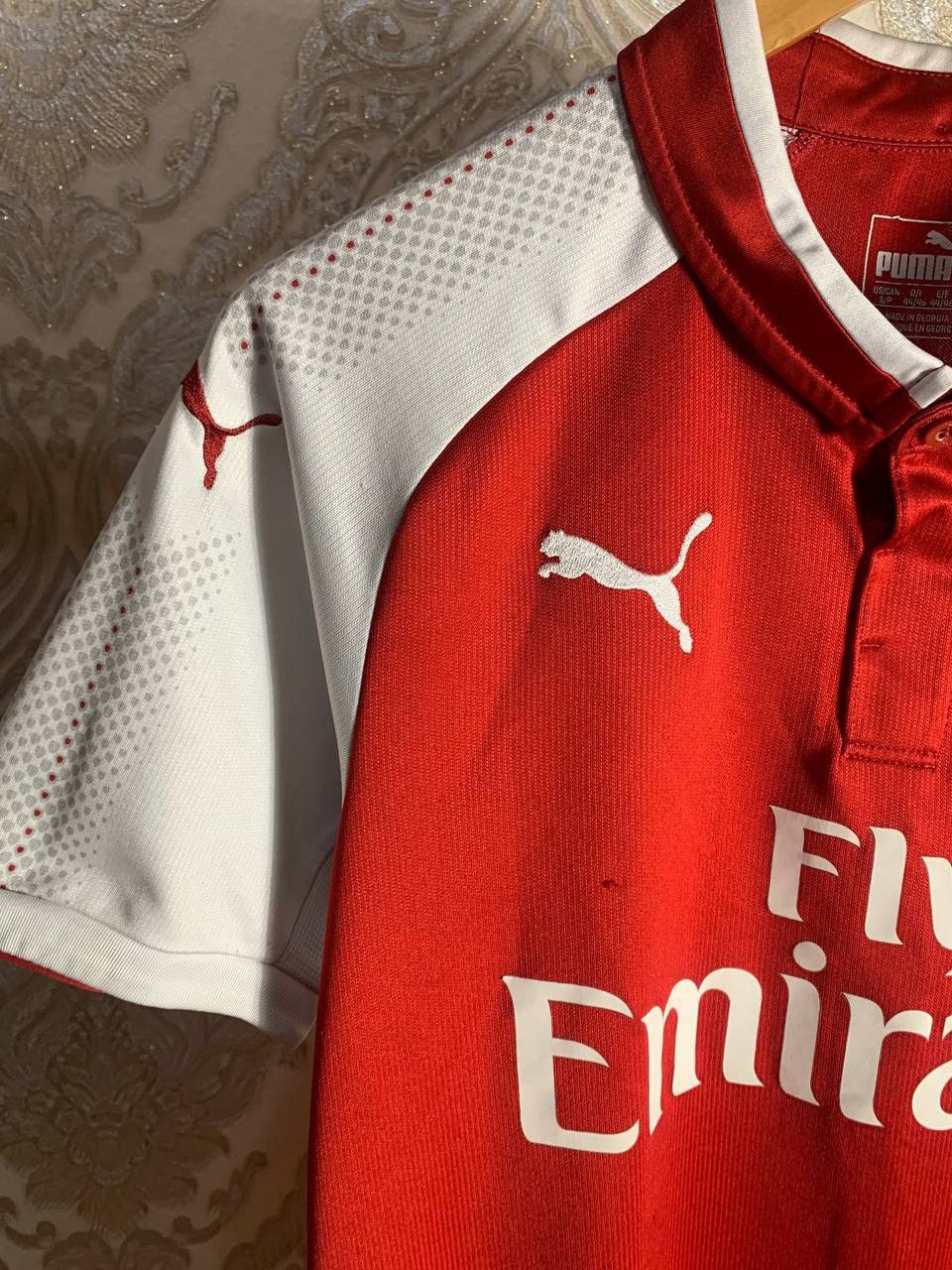 Puma × Vintage VERY RARE PUMA FC ARSENAL LONDON ENGLAND SOCCER JERSEY RETRO Size US S / EU 44-46 / 1 - 5 Thumbnail