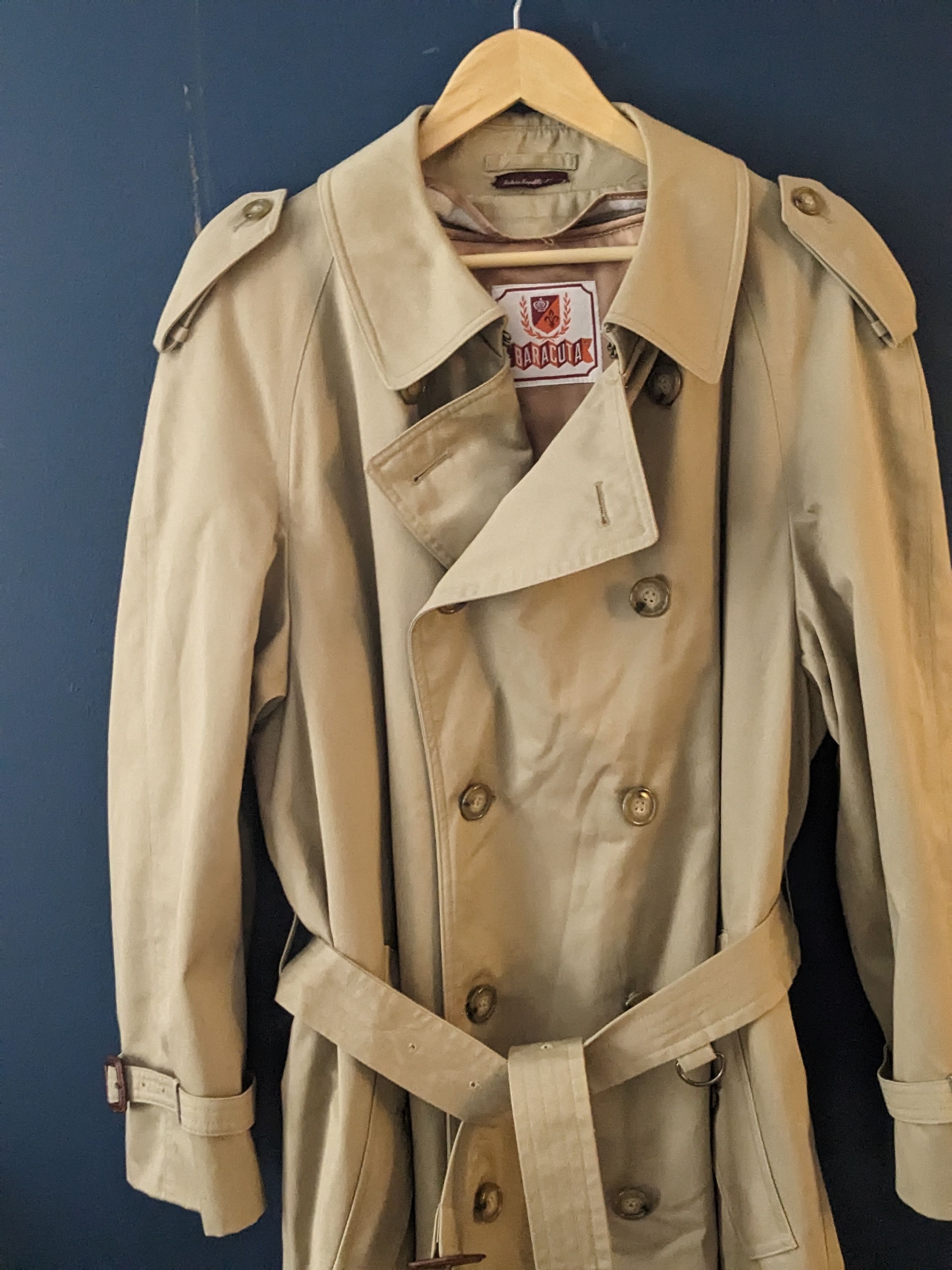 Baracuta Excellent Vintage Barcuta Lined Men Trench Coat Size 42 Size US S / EU 44-46 / 1 - 14 Thumbnail