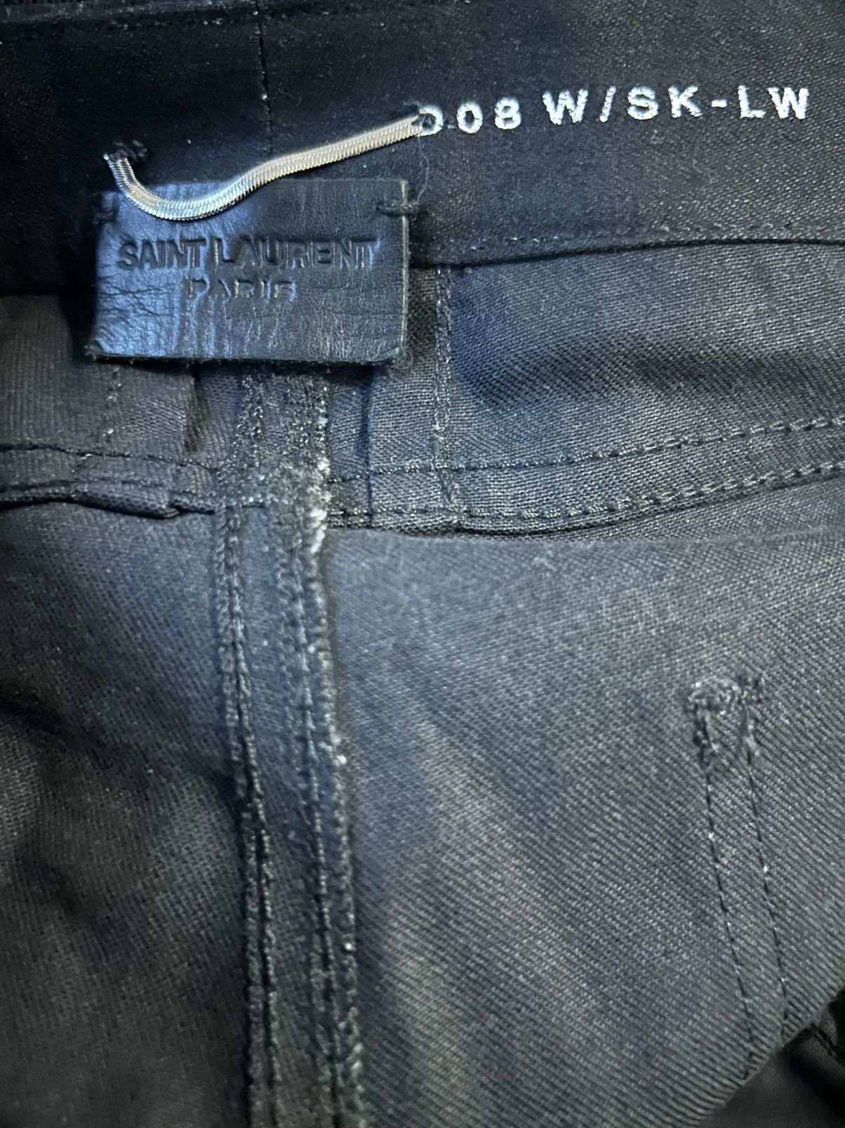 Saint Laurent Paris Saint laurent paris moto denim Size US 30 / EU 46 - 4 Thumbnail