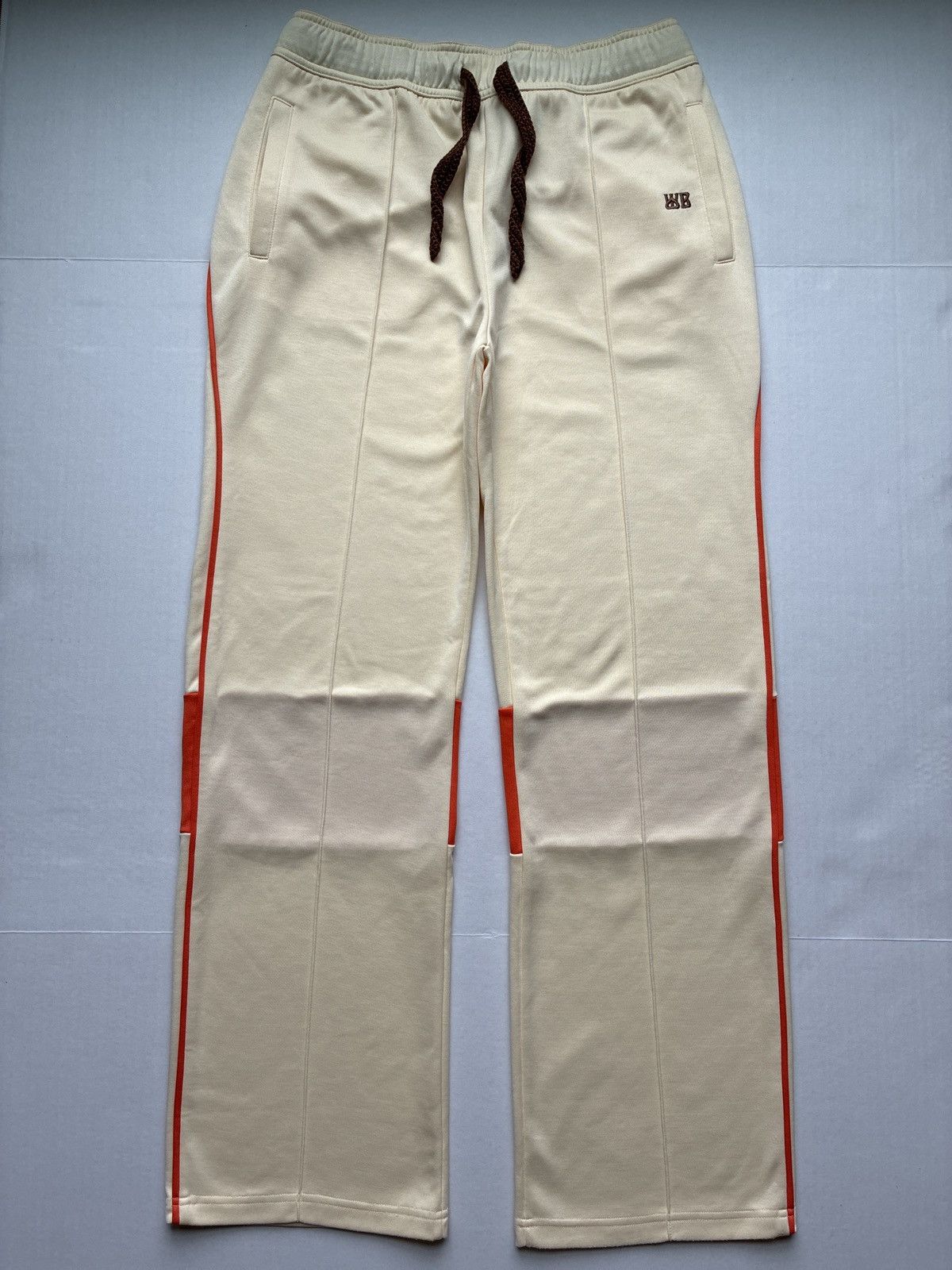 Wales Bonner Wales Bonner Percussion Track Pants Pale Yellow Size US 32 / EU 48 - 9 Thumbnail
