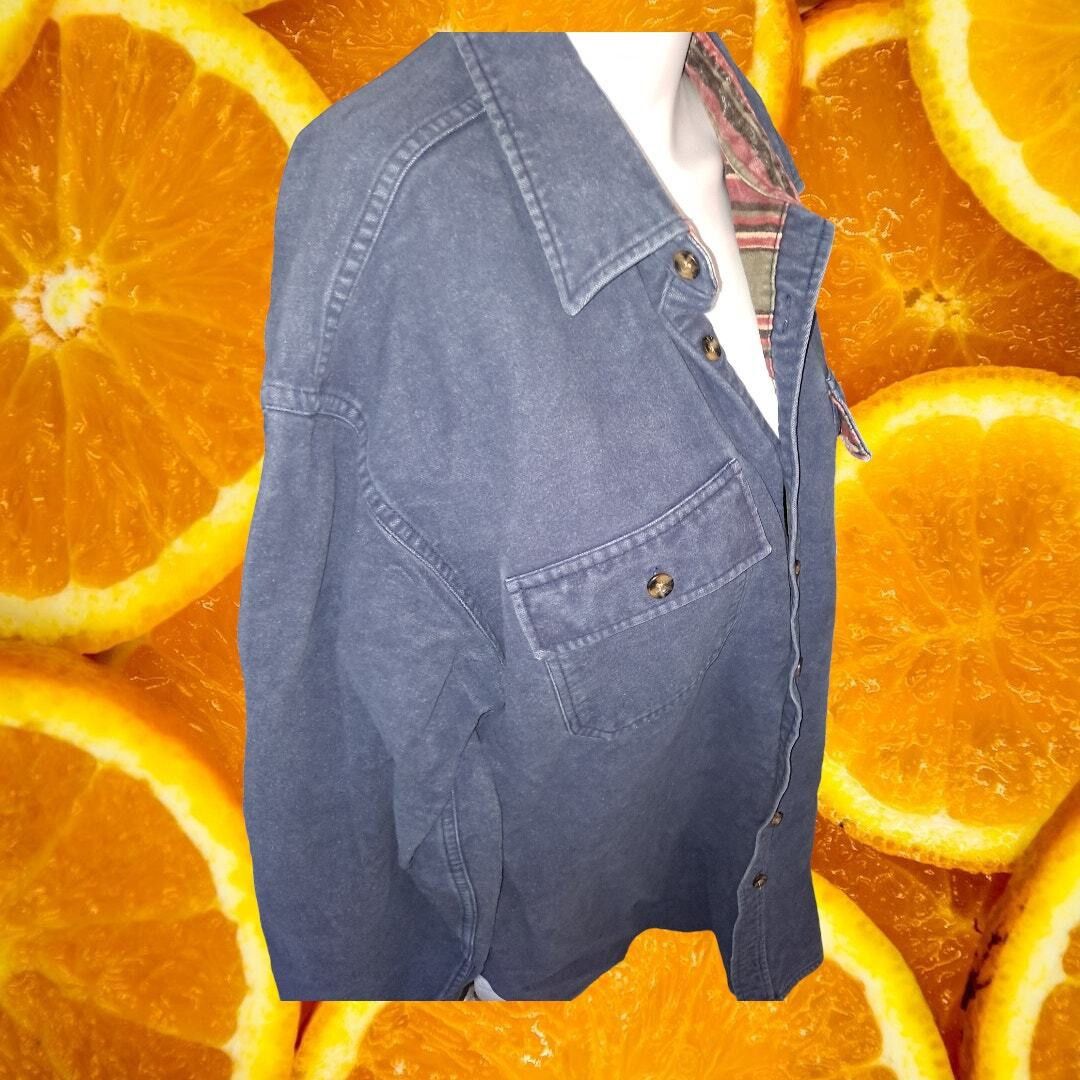 Other L.L. Bean Button Up Hurricane Shirt With Aztec Quilted Linin Size US XL / EU 56 / 4 - 2 Thumbnail