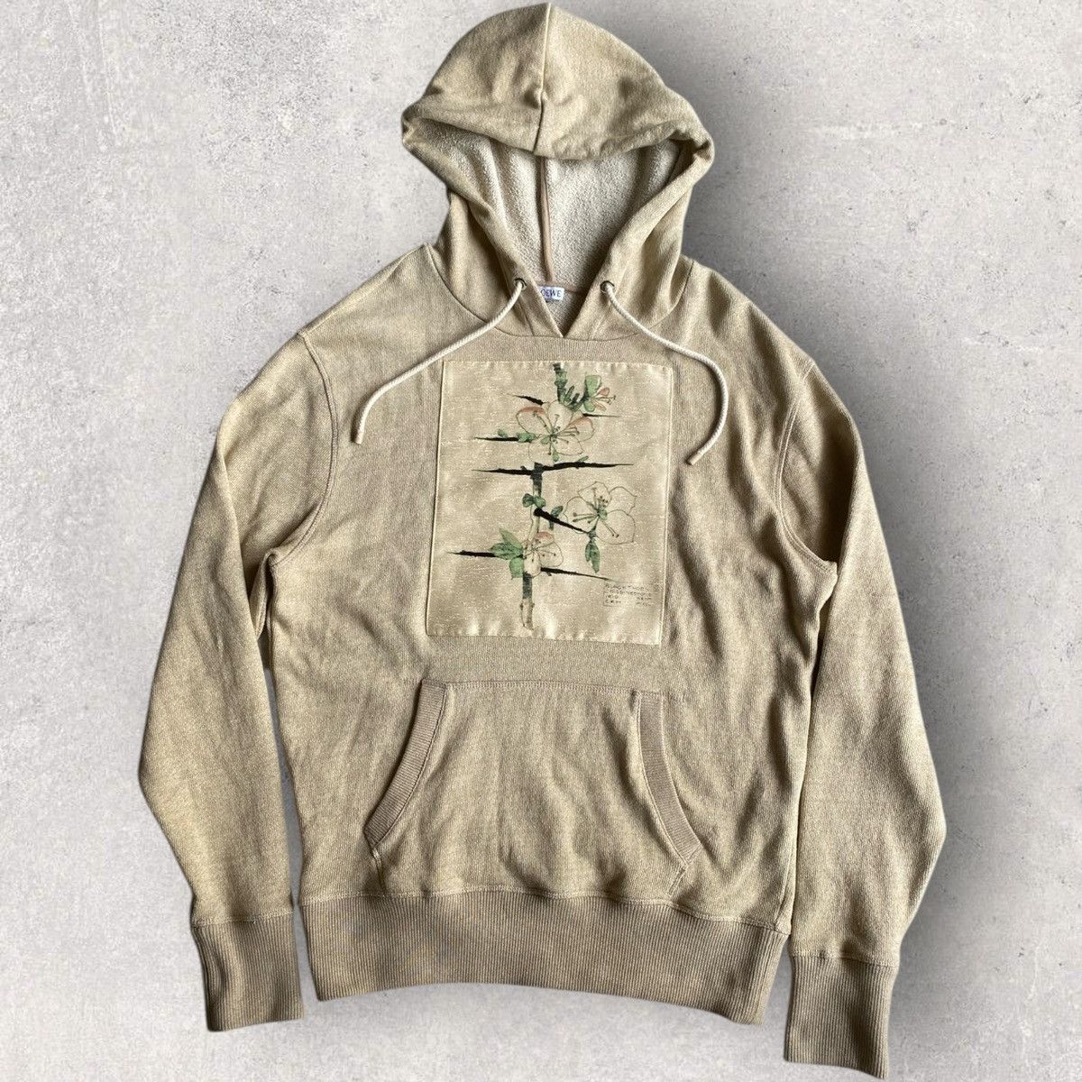 Loewe Loewe Botanical Print Patch Knit Hoodie Size US S / EU 44-46 / 1 - 1 Thumbnail