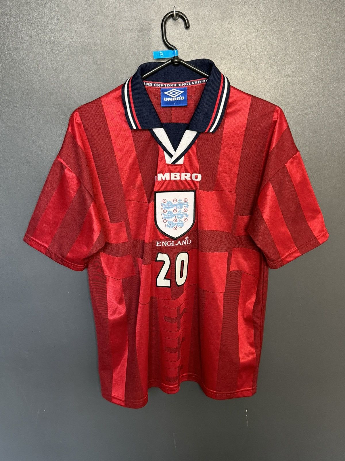 Umbro KIDS England National Team 97/99 Away Owen Football Jersey Size US XS / EU 42 / 0 - 2 Thumbnail