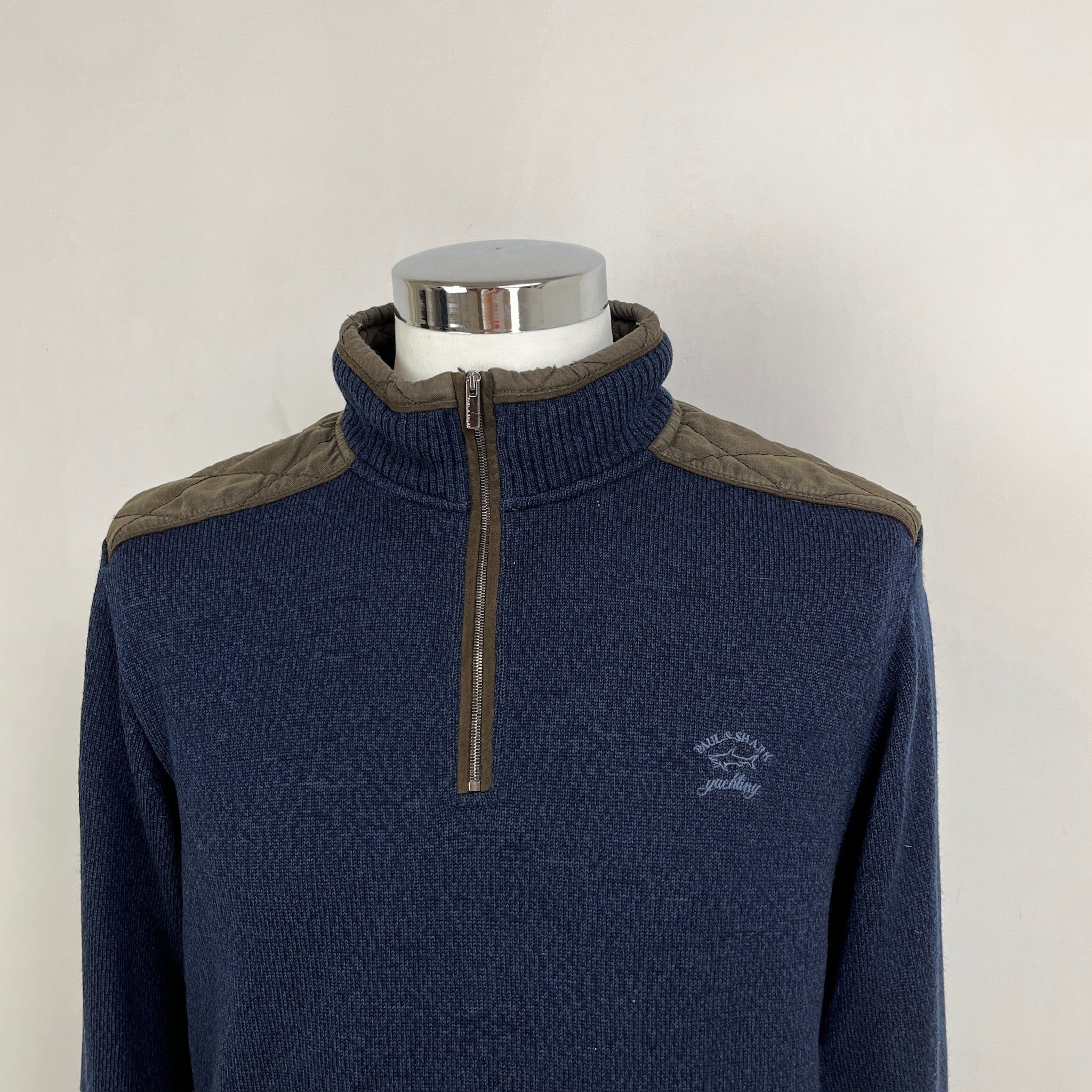 Paul & Shark Maglione Paul & Shark Lana Zip 3/4 – L Size US L / EU 52-54 / 3 - 3 Thumbnail