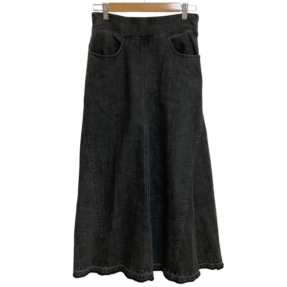 Other Other three dots Denim volume flair skirt Denim Skirt Denim Skirts DN3002Y DUTY FREE for USA Size ONE SIZE - 1 Thumbnail