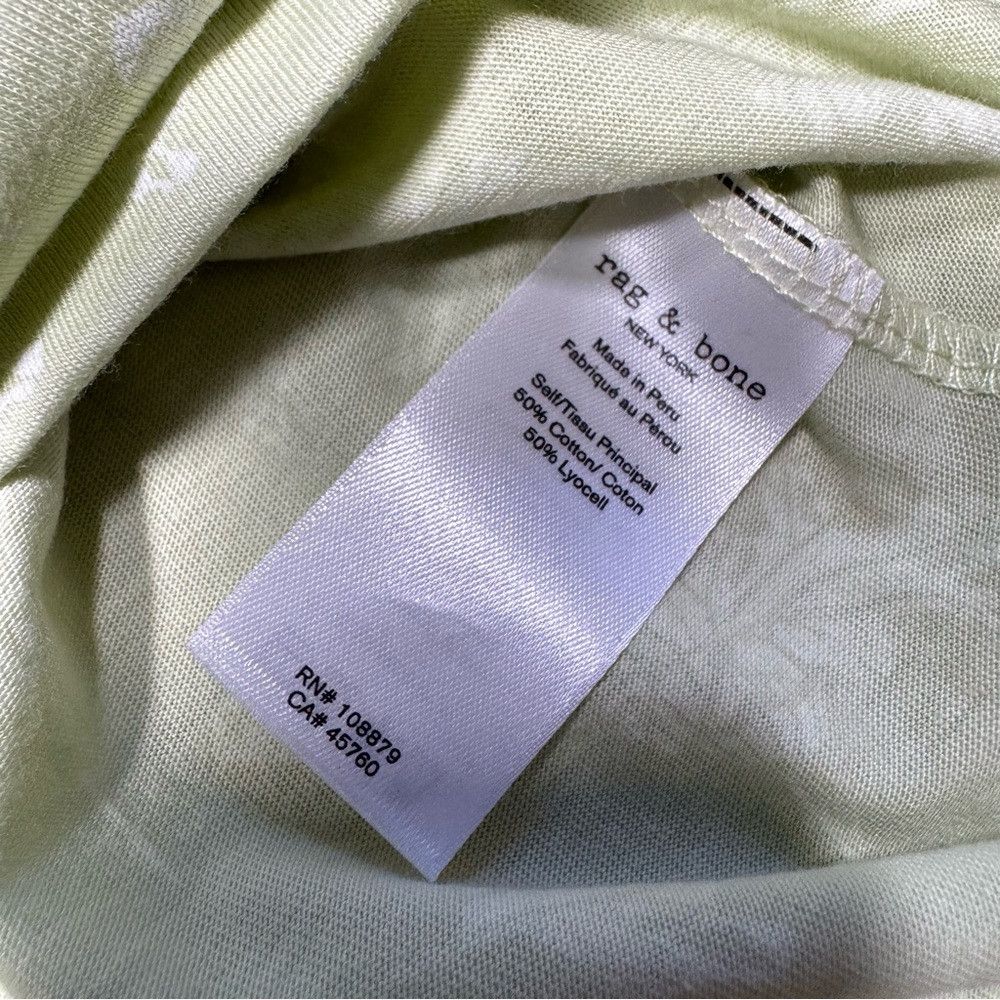 Rag & Bone NWT New $118 Rag & Bone Summer Leaf Cotton T-Shirt Size XS Size XS / US 0-2 / IT 36-38 - 7 Thumbnail