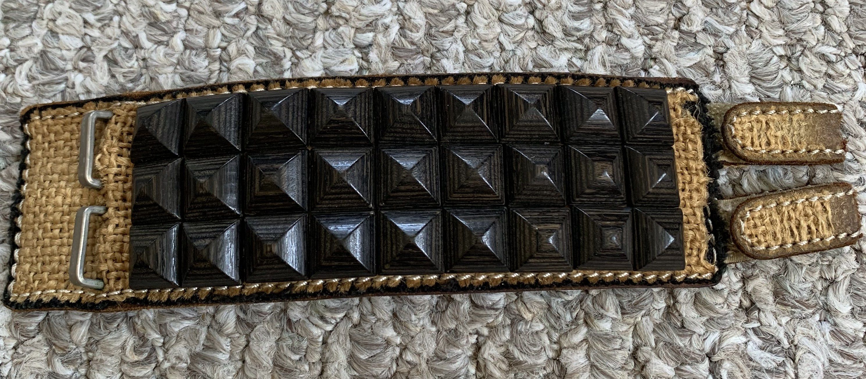 Undercover S/S 2003 Undercover "Scab" Studded Leather Bracelet Size ONE SIZE - 3 Thumbnail
