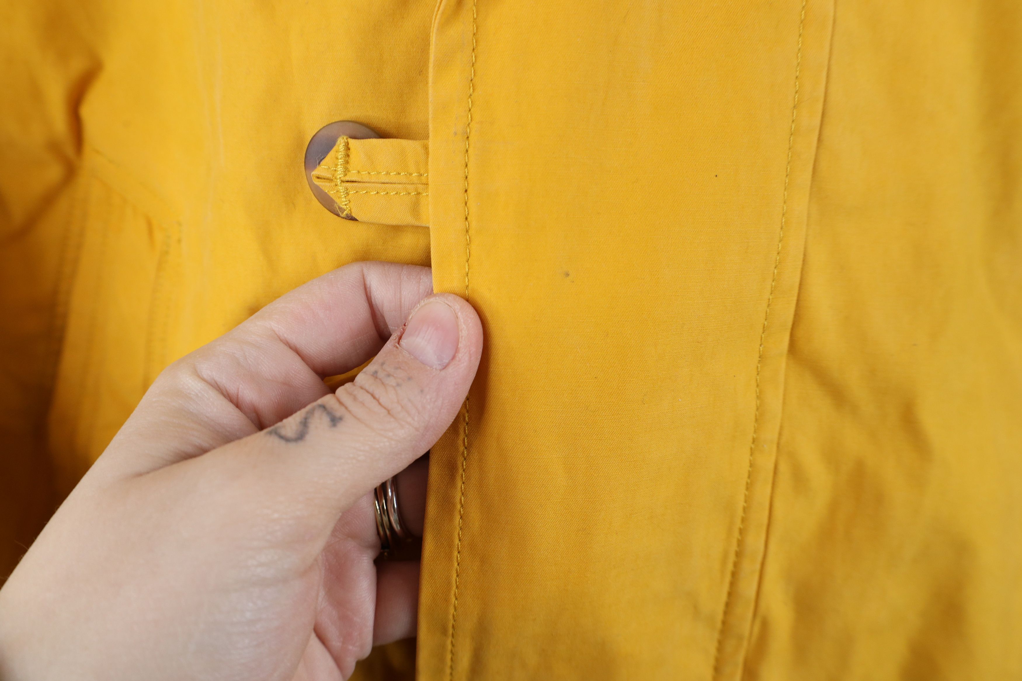 Vintage Vintage 90s Streetwear Heavyweight Looped Button Jacket Size US L / EU 52-54 / 3 - 4 Thumbnail