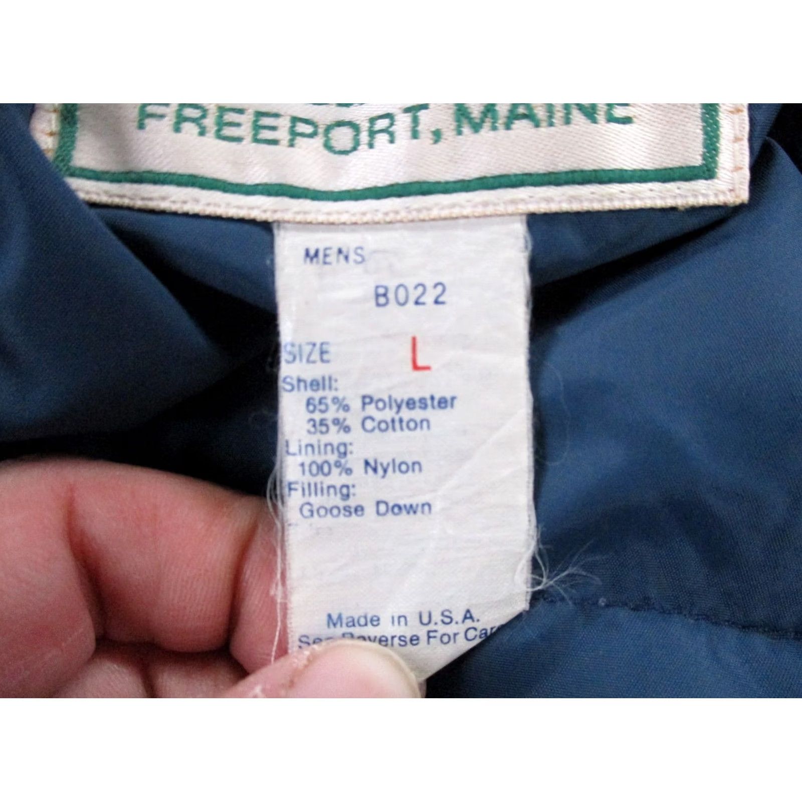 Vintage VINTAGE L.L. Bean Jacket Mens L Beige Goose Down Puffer Outdoors Camping USA Made Size US L / EU 52-54 / 3 - 7 Thumbnail