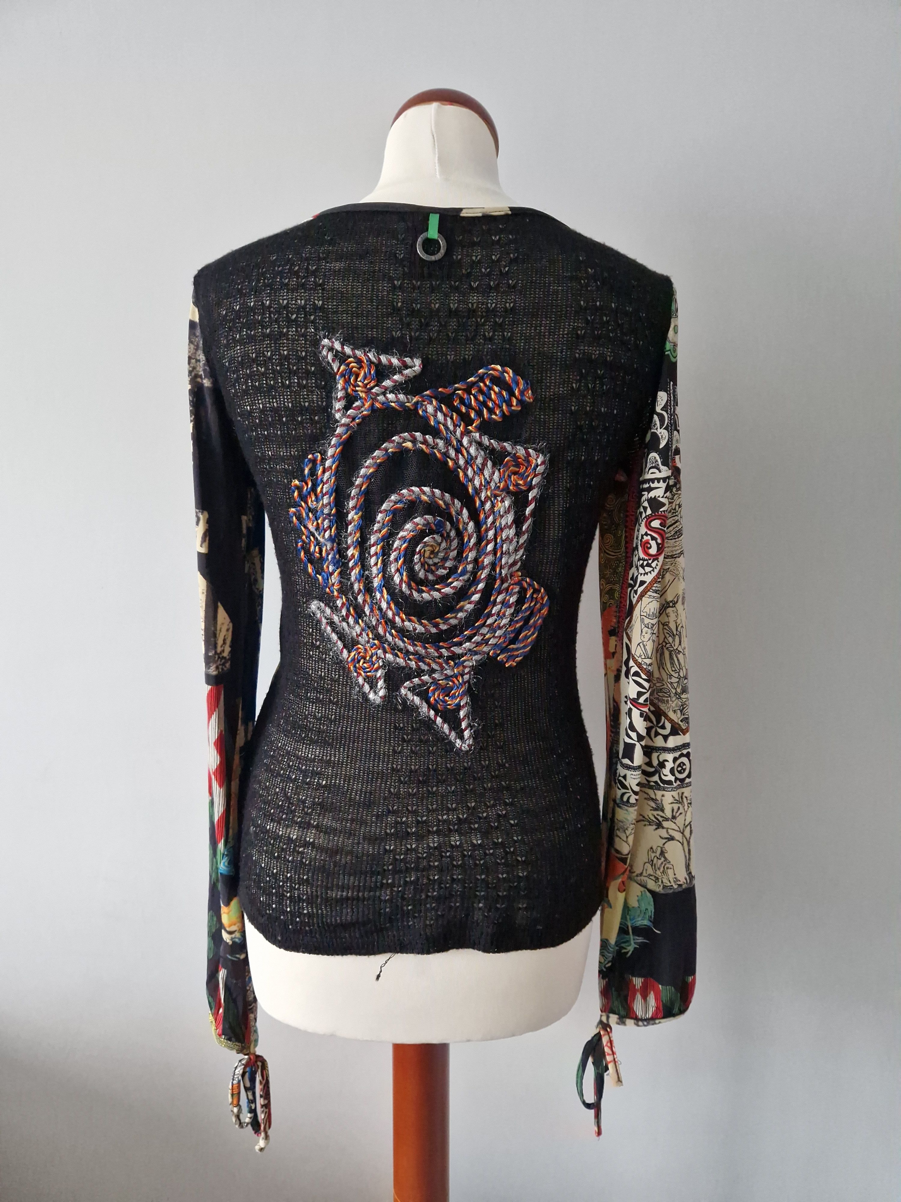 Other Save the Queen punk mesh Jean Paul Gaultier blouse Size M / US 6-8 / IT 42-44 - 3 Thumbnail