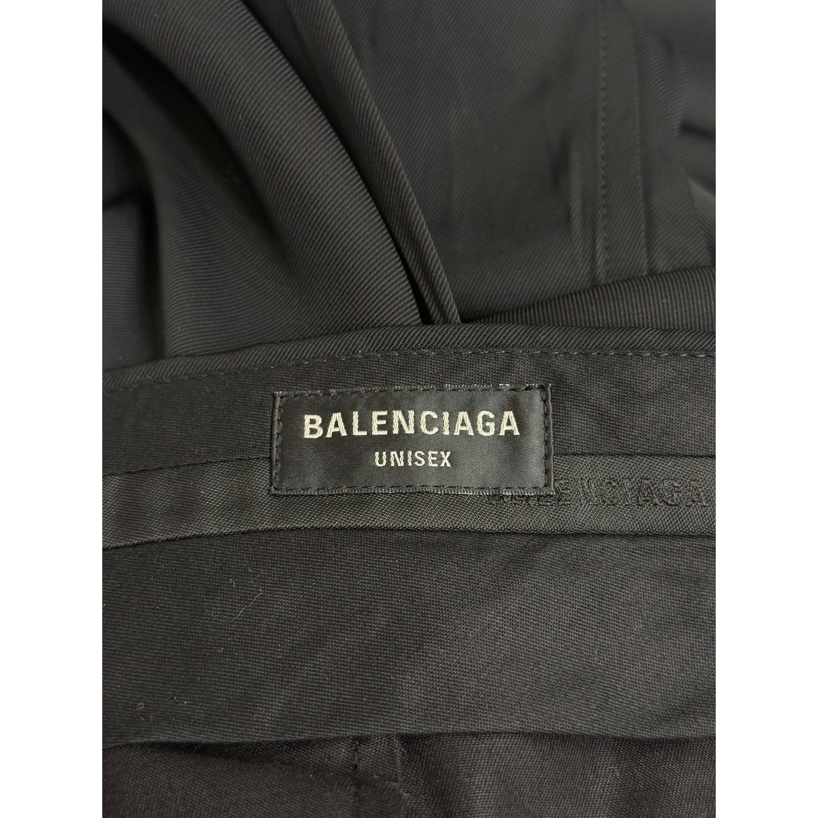 Balenciaga S/S2023 Balenciaga knot-front hybrid shirt wide leg pants Size US 26 / EU 42 - 7 Thumbnail