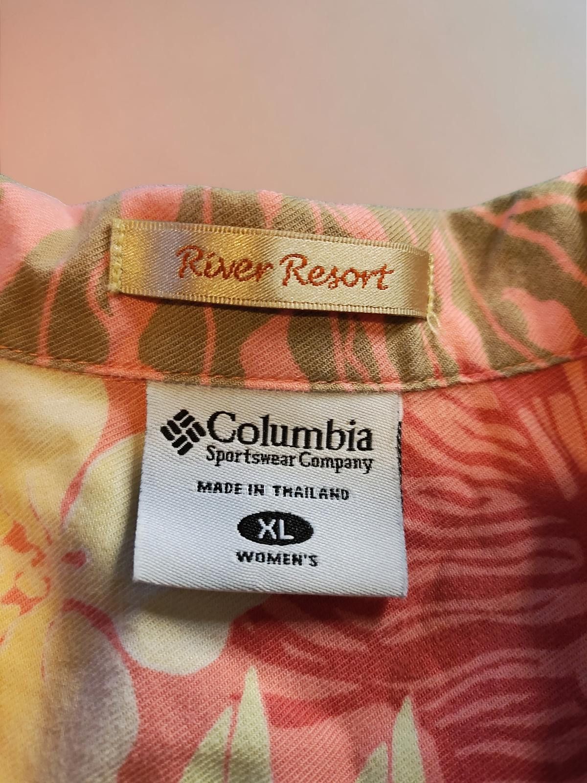 Columbia Columbia River Resort Floral Print Short Sleeve Blouse Size Size XL / US 12-14 / IT 48-50 - 7 Thumbnail