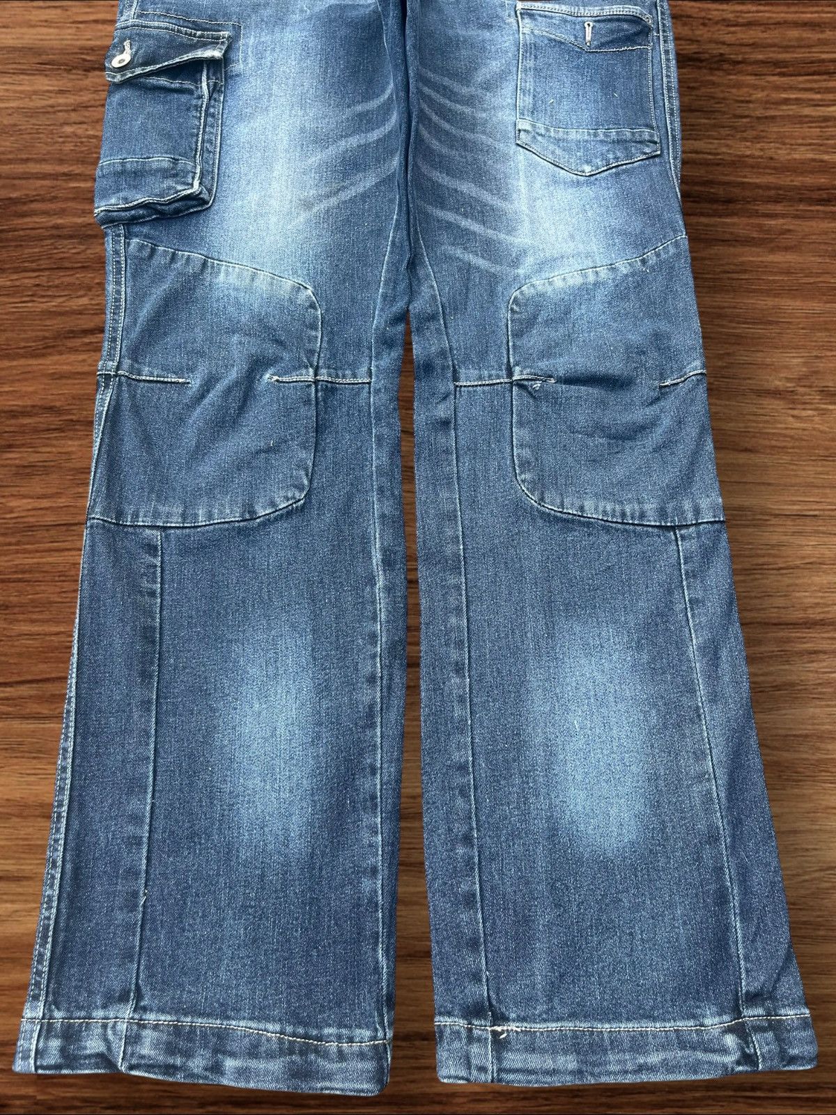 Japanese Brand Vintage Japanese Brand Multi Pocket Tactical Style Jeans Size US 33 - 5 Thumbnail