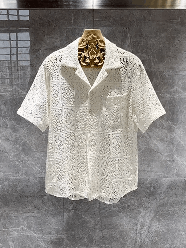 Other Hollow Out Crochet Shirt Size US S / EU 44-46 / 1 - 1 Thumbnail
