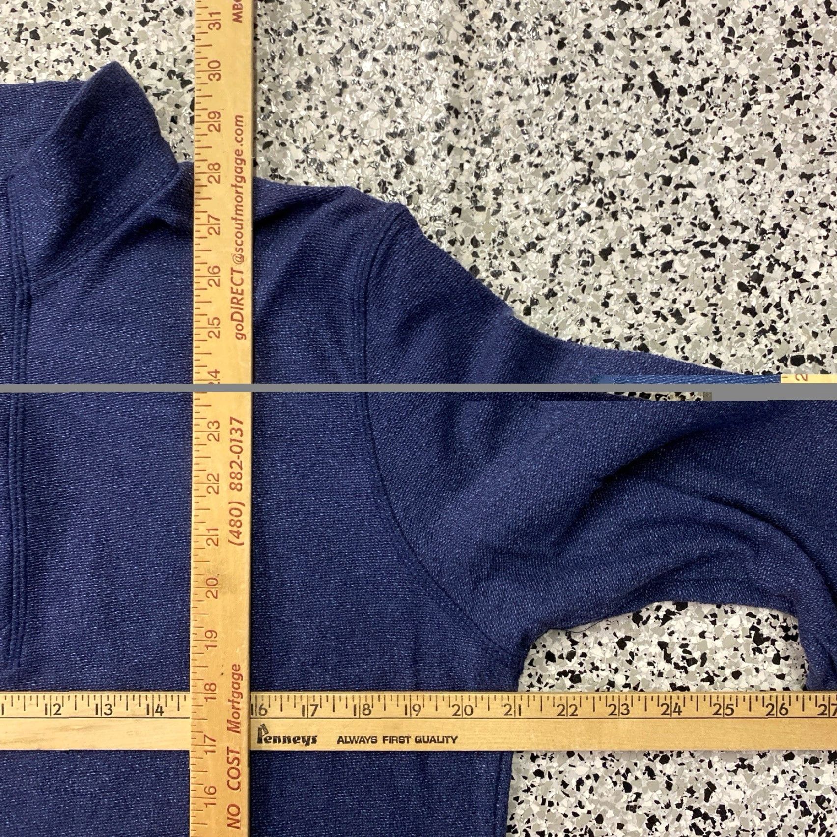 Marine Layer Marine Layer Henley Pull Over Mens Medium Blue Sweatshirt Size US M / EU 48-50 / 2 - 3 Thumbnail