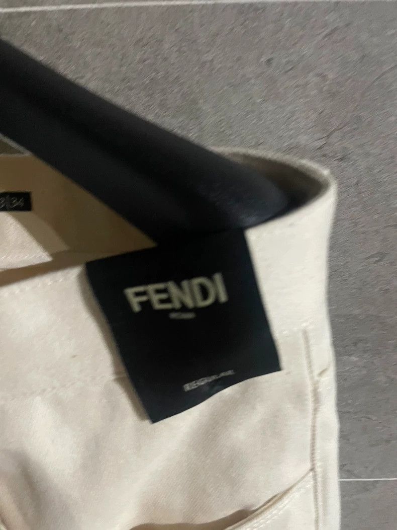 Fendi Fendi White Jean Pants New Size 31 Size US 31 - 3 Thumbnail