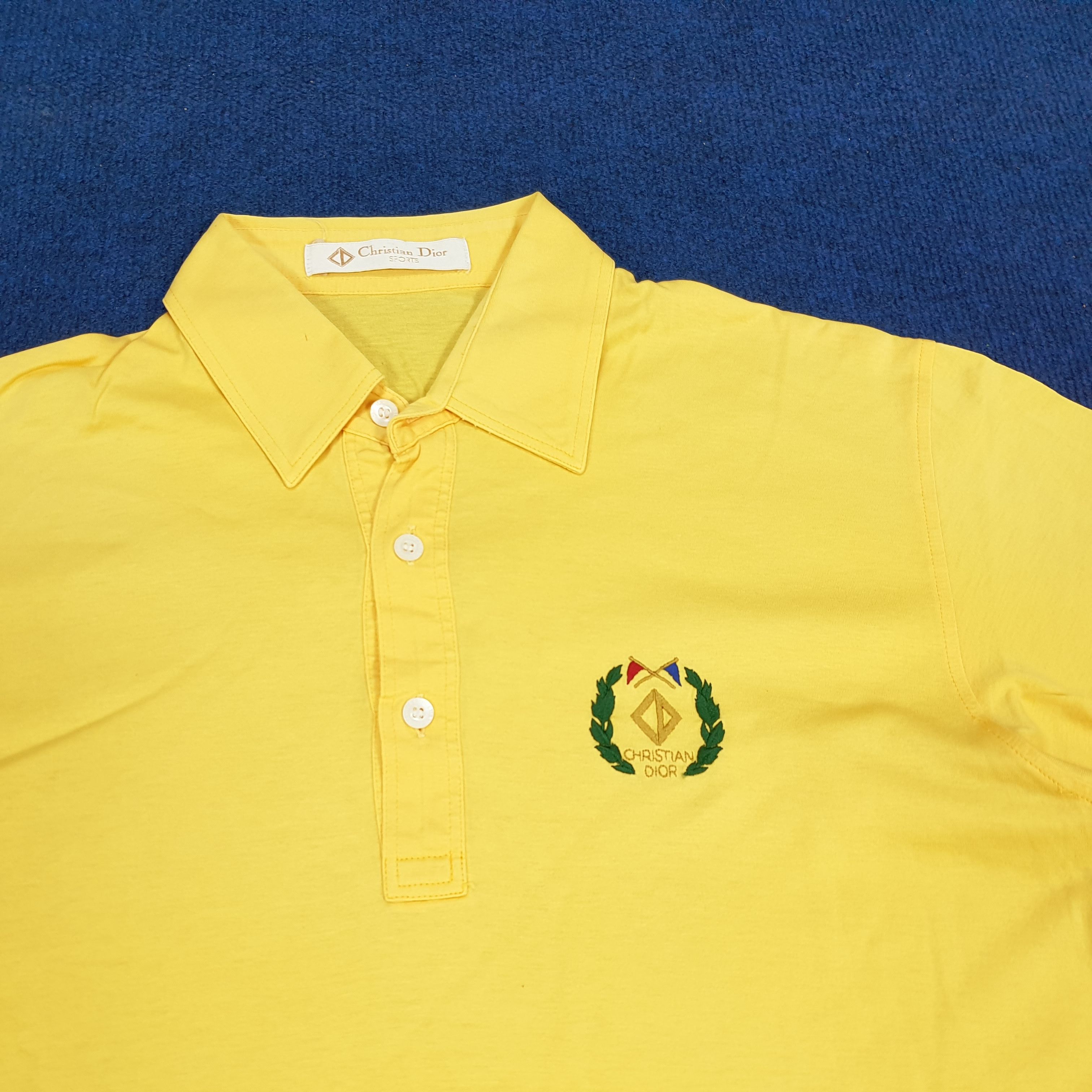 Christian Dior Monsieur × Vintage Vintage Christian Dior Sports Polo Shirt Size US M / EU 48-50 / 2 - 2 Thumbnail