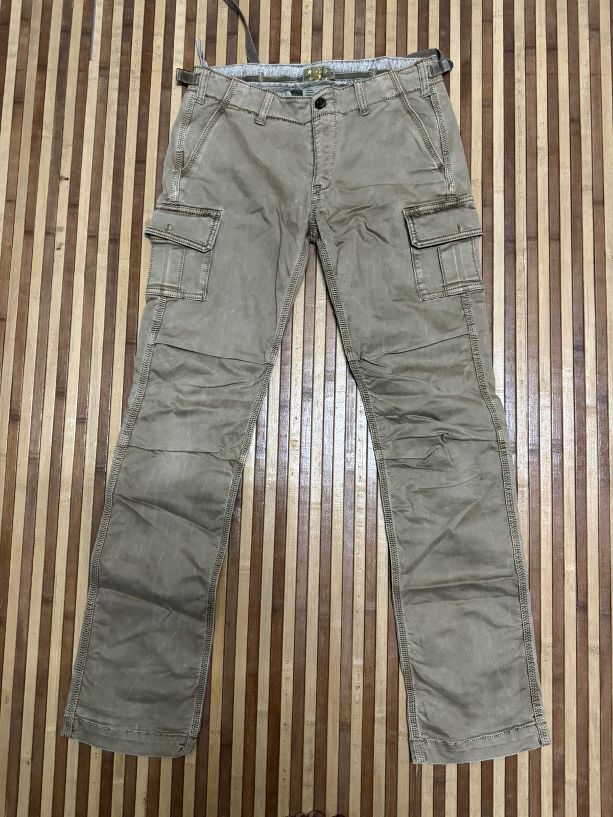 Japanese Brand Flamingo Cargo Pants / Multipocket / Streetwear / W28x30.5 Size US 28 / EU 44 - 2 Thumbnail