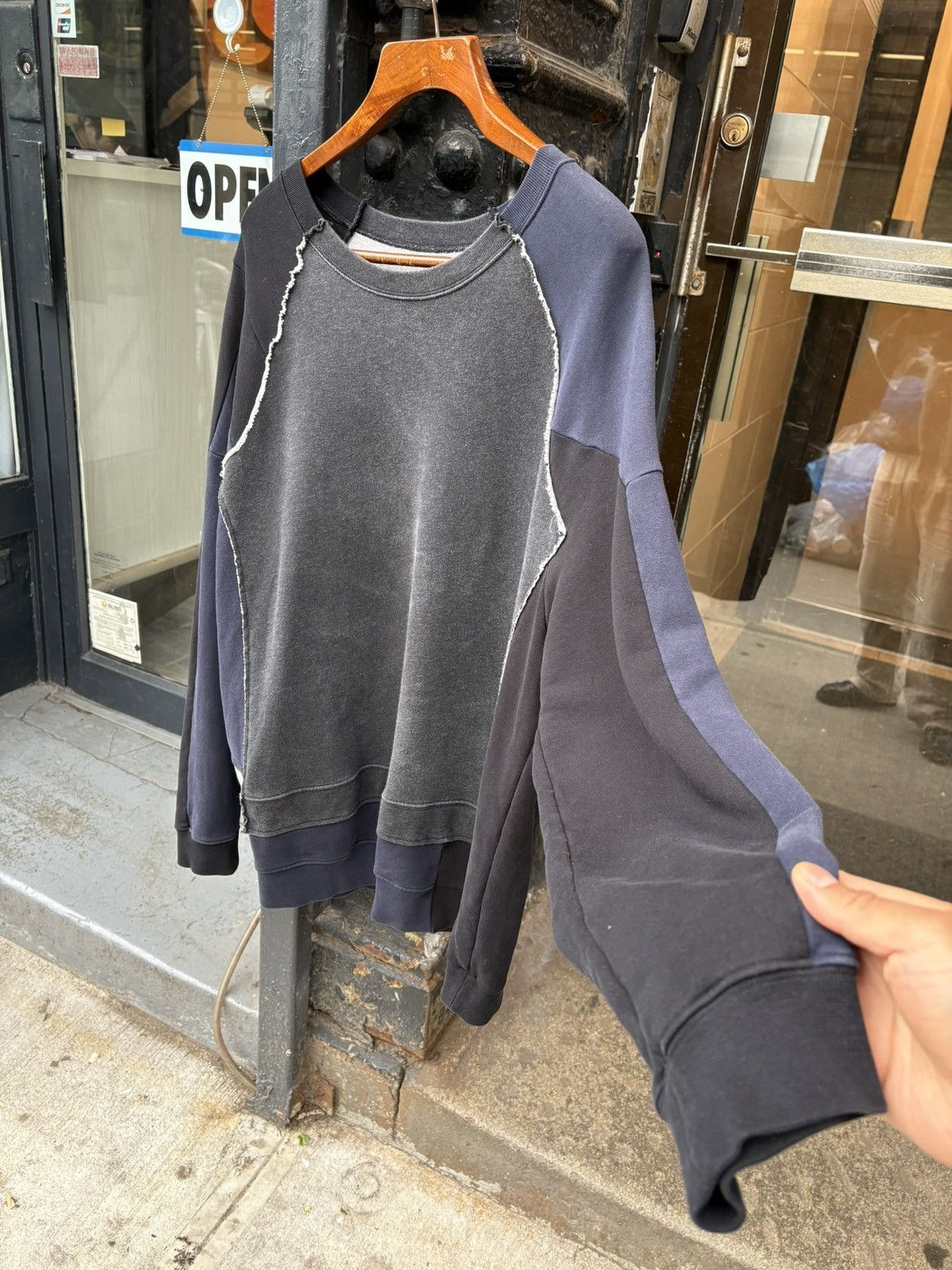 Maison Margiela MAISON MARGIELA - Re-Edition Oversized Patchwork Sweater 🫐 Size US M / EU 48-50 / 2 - 4 Thumbnail