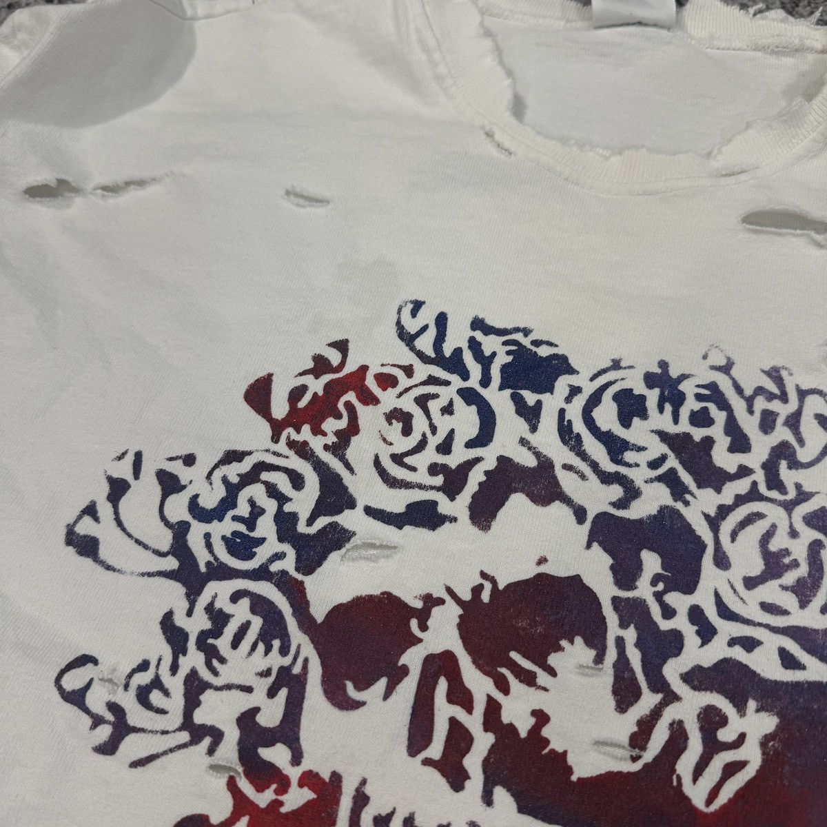Vintage Grateful Dead Skull Thrashed Distressed Longsleeve Tee Size US L / EU 52-54 / 3 - 15 Thumbnail