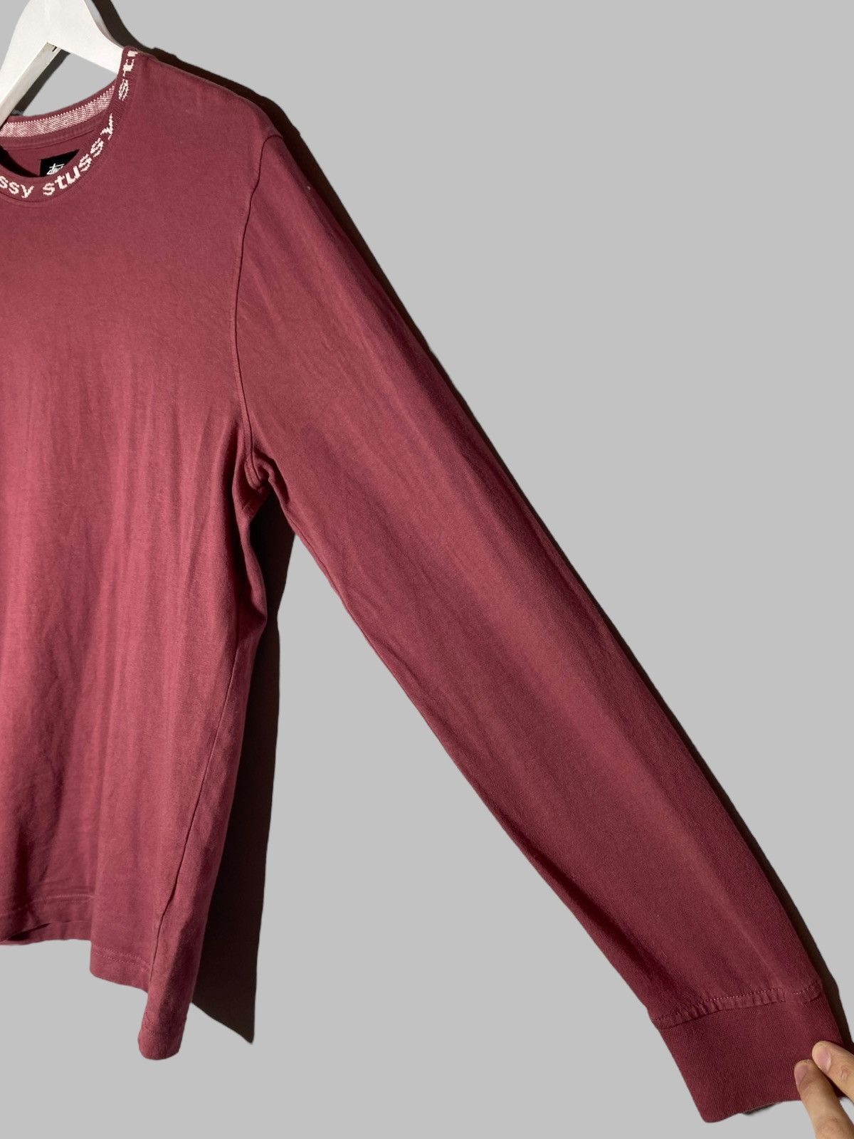 Stussy 🔥 00s STUSSY NECK LOGO SK8 LONG SLEEVE Y2K STREETWEAR 🔥 Size US S / EU 44-46 / 1 - 7 Thumbnail