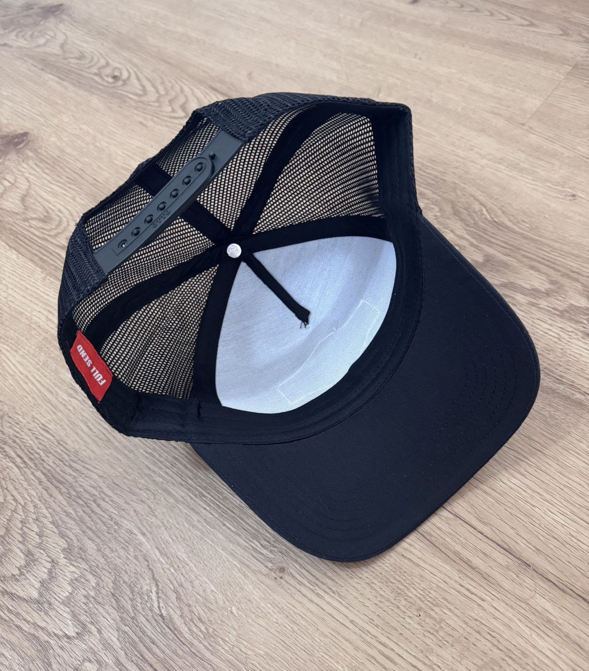 Full Send Full Send Happy Dad Trucker Hat Black Size ONE SIZE - 7 Thumbnail