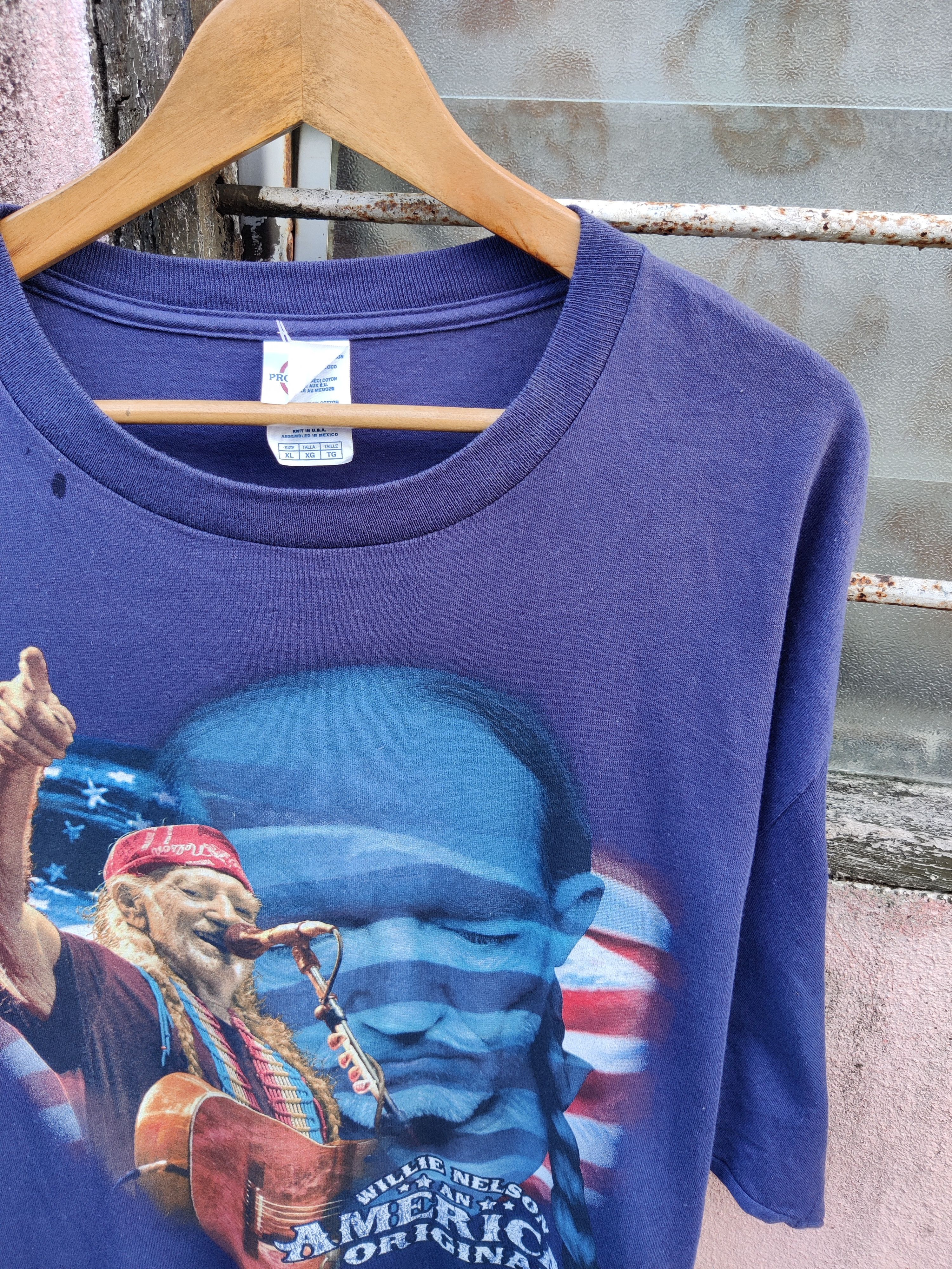 Band Tees Vintage Willie Nelson American Snoop Dog Band Shirt Size US XL / EU 56 / 4 - 3 Thumbnail