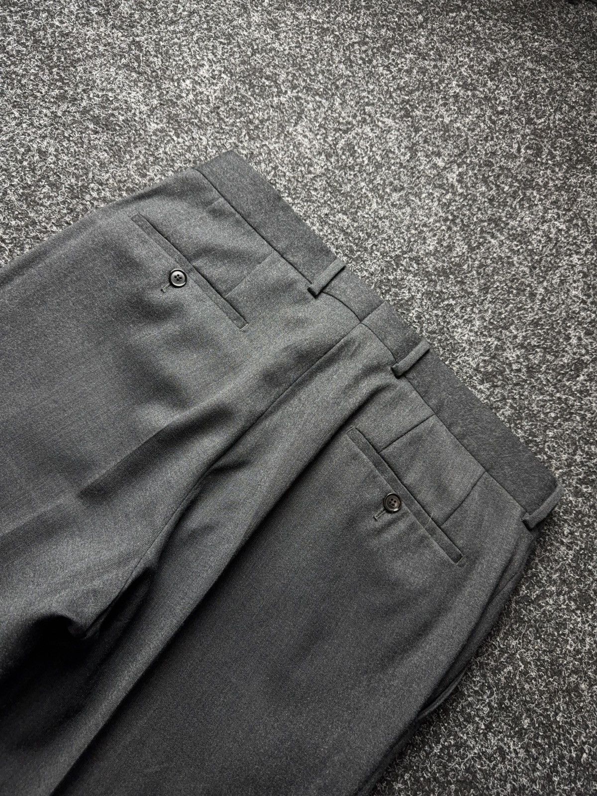 Hugo Boss Luxury Retro 00s Hugo Boss Straight Tailored Wool Trousers Size US 35 - 14 Thumbnail