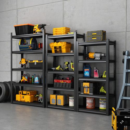 Designer × Homemade 35.4"W x 15.7"D x 72"H Heavy Duty 5-Tier Metal Shelving Unit Size US L / EU 52-54 / 3 - 7 Thumbnail