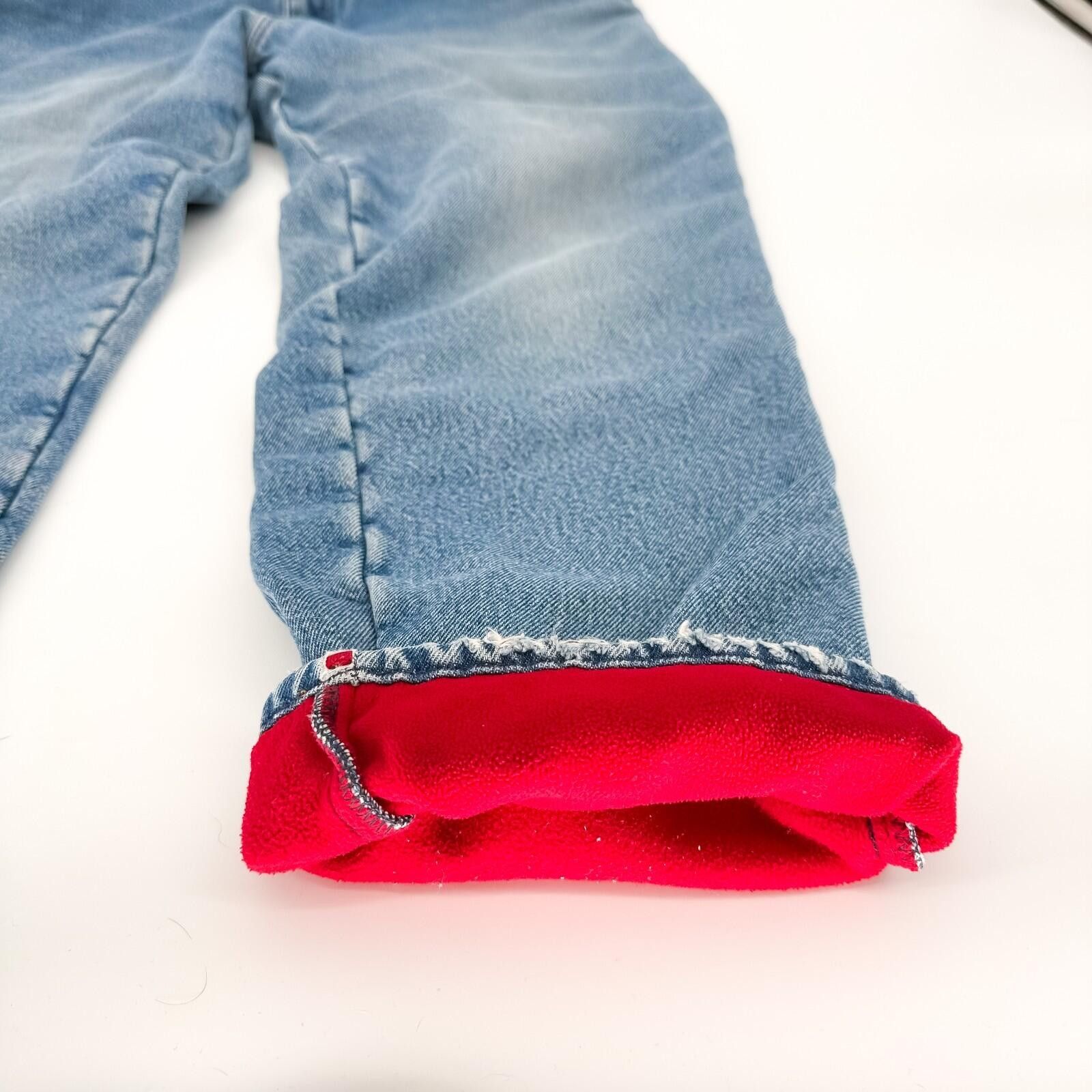 L.L. Bean LL Bean Fleece Lined Jeans Relaxed Warm Denim Womens 14R Size 36" / US 14 / IT 50 - 5 Thumbnail
