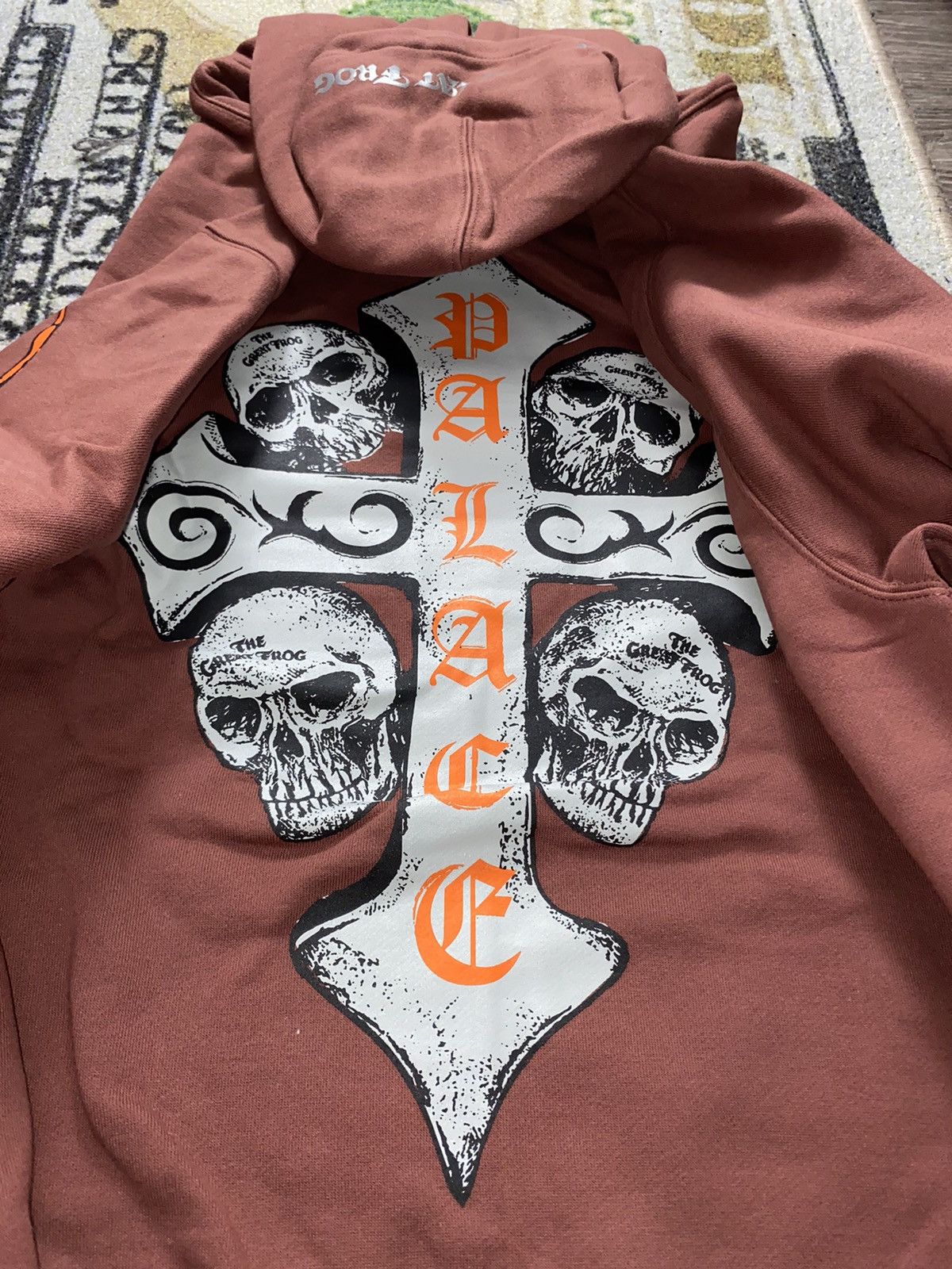 Palace × The Great Frog Palace TGF Hoodie Brown Size US XL / EU 56 / 4 - 3 Thumbnail