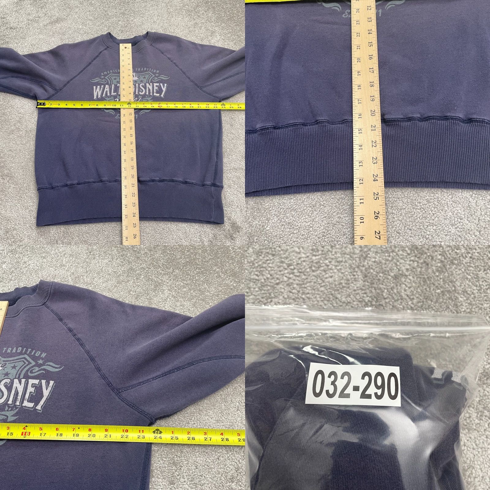 Disney VINTAGE Disney Parks Mickey Mouse Sweatshirt Mens Large Blue Crew Neck Casual Size US L / EU 52-54 / 3 - 8 Thumbnail