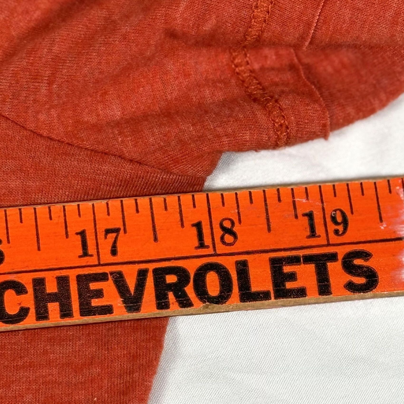 Vintage BOG Collective Womens Small Front Tie Shirt Top Knot Hem Crewneck Orange Fall Size S / US 4 / IT 40 - 5 Thumbnail