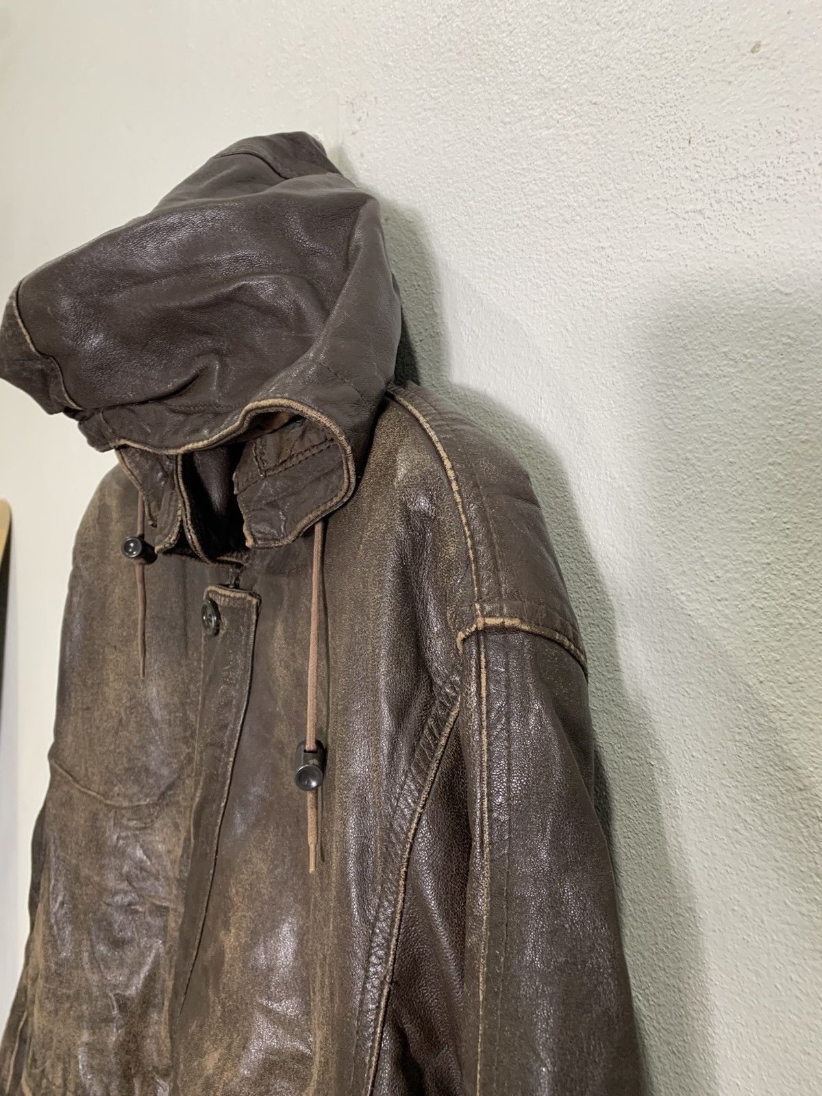 U.S. Polo Assn. Vintage Us Polo Parka leather Jacket Distressed Size US L / EU 52-54 / 3 - 5 Thumbnail