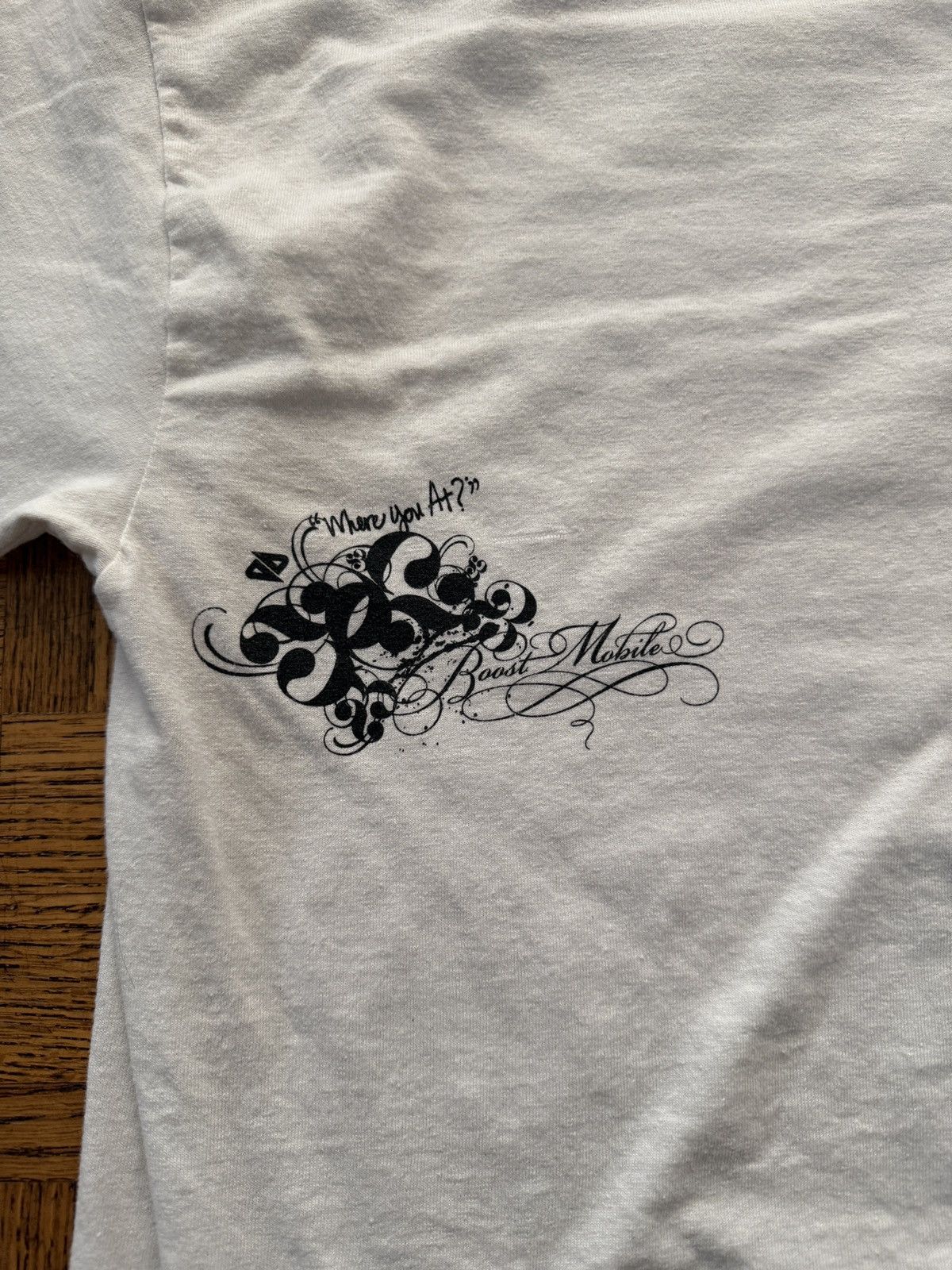 Vintage Vintage Y2K Boost Mobile Graphic Tee Size US XL / EU 56 / 4 - 5 Thumbnail