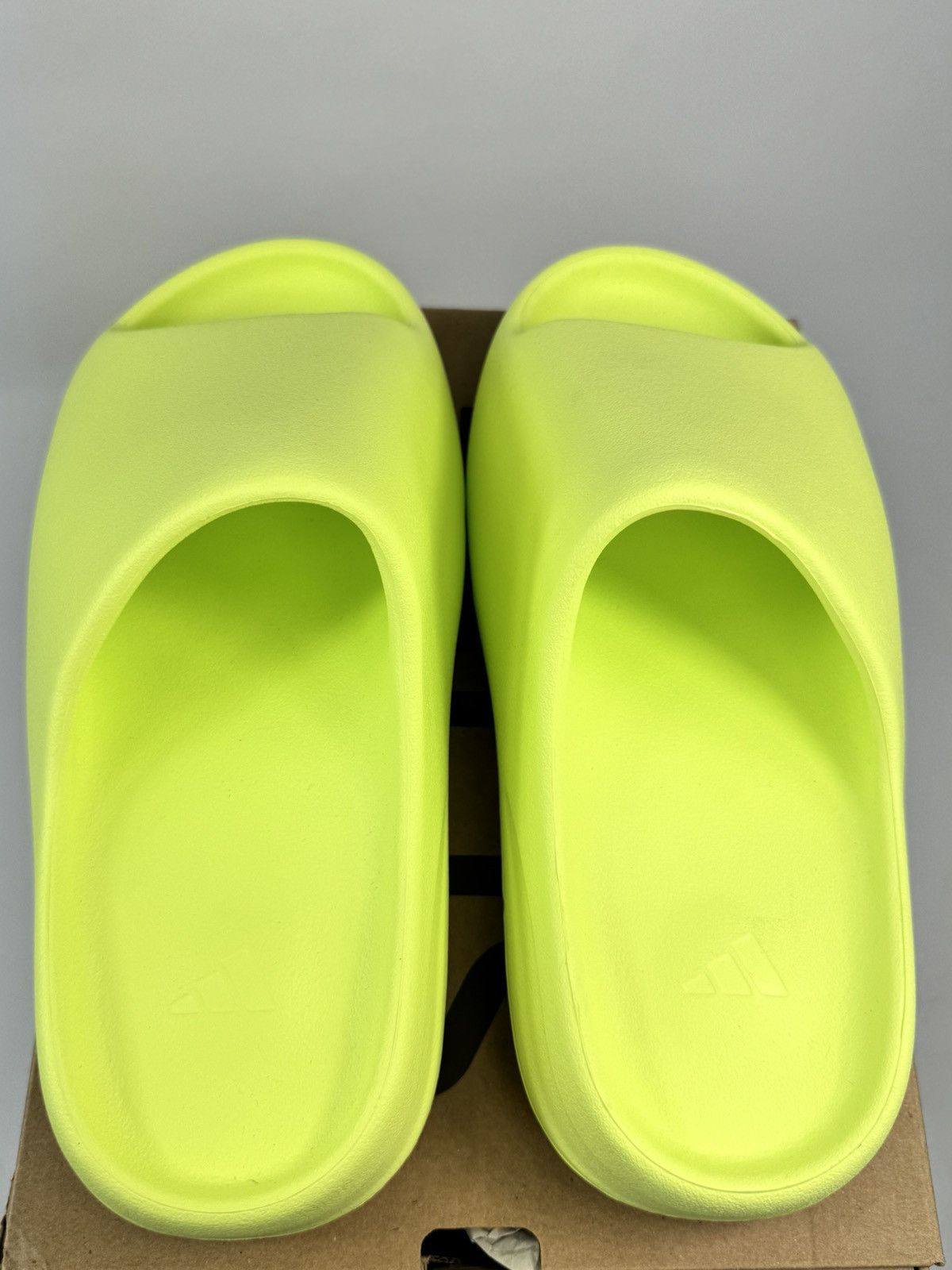 Adidas YEEZY SLIDES GLOW GREEN Size US 9 / EU 42 - 4 Thumbnail