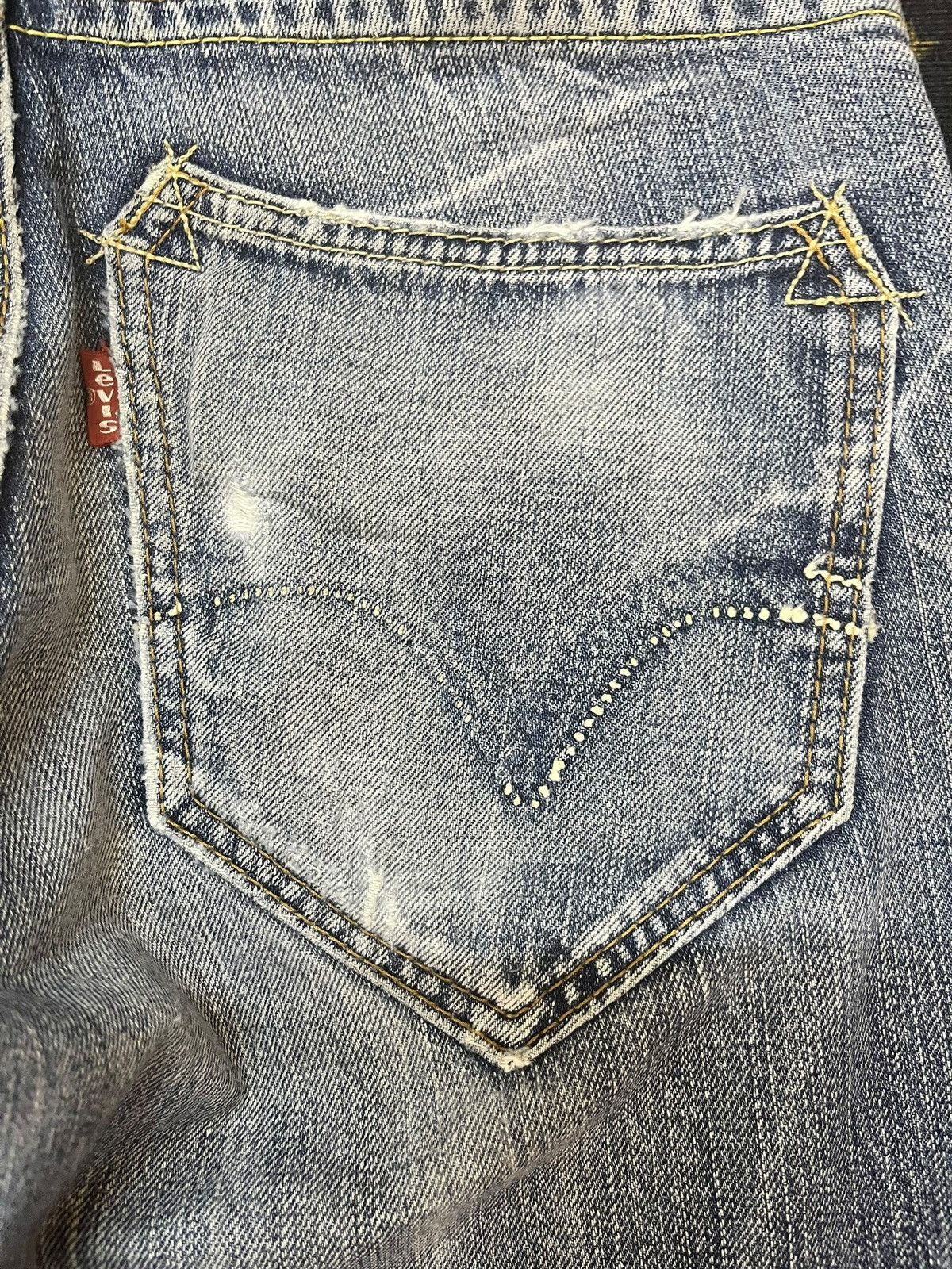 Levi's Vintage Levi’s 502 Whiskers Honeycomb Denim Size US 30 / EU 46 - 7 Thumbnail