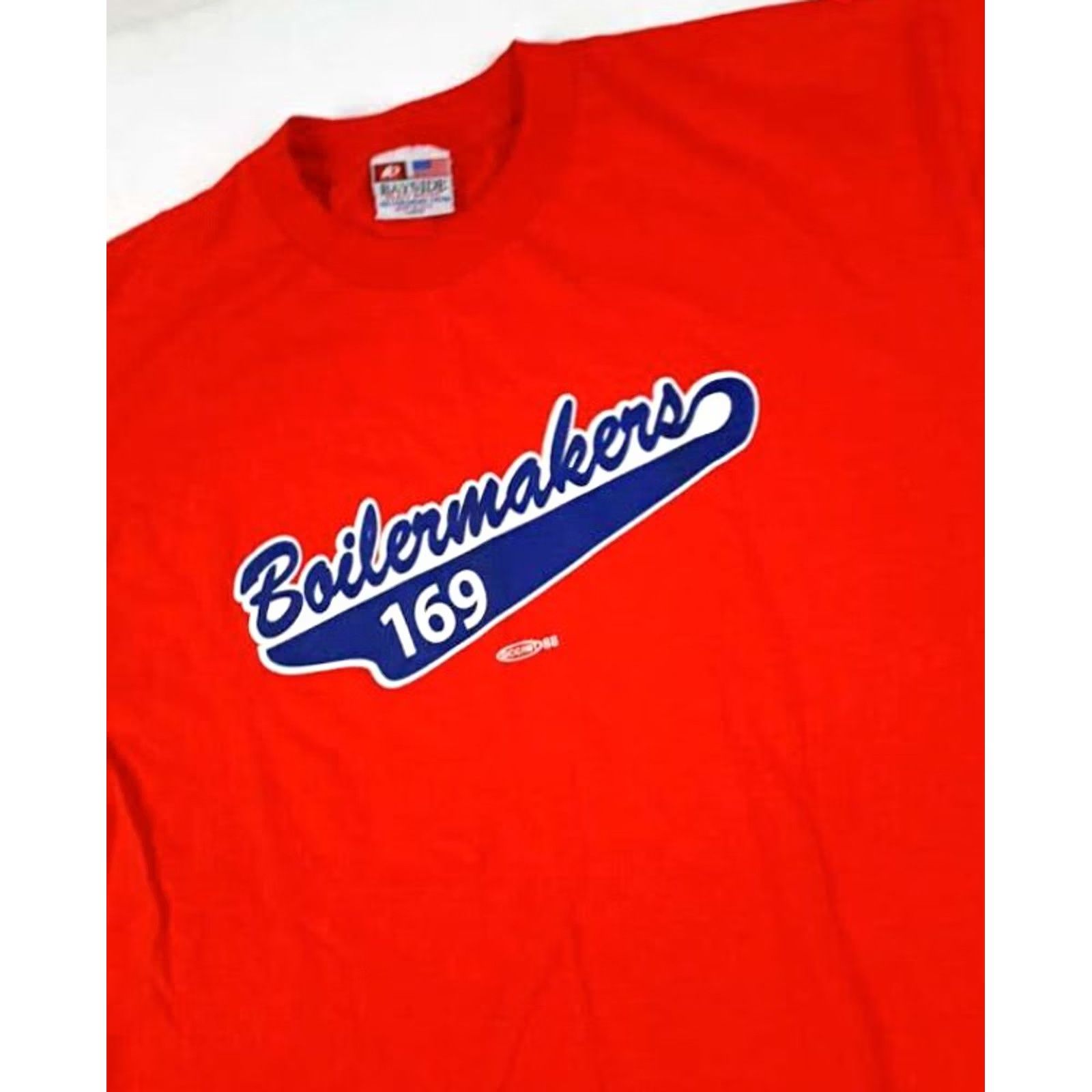 Vintage Bayside XL Red Shirt Men USA Made Cotton 28in Pit Size US XL / EU 56 / 4 - 3 Thumbnail