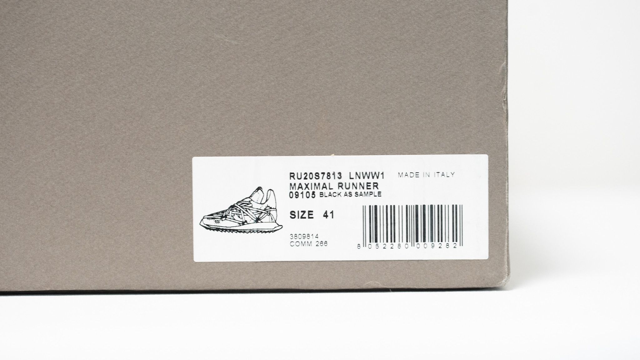 Rick Owens Rick Owens Tecuatl Maximal runner sneakers Size US 8 / EU 41 - 13 Thumbnail