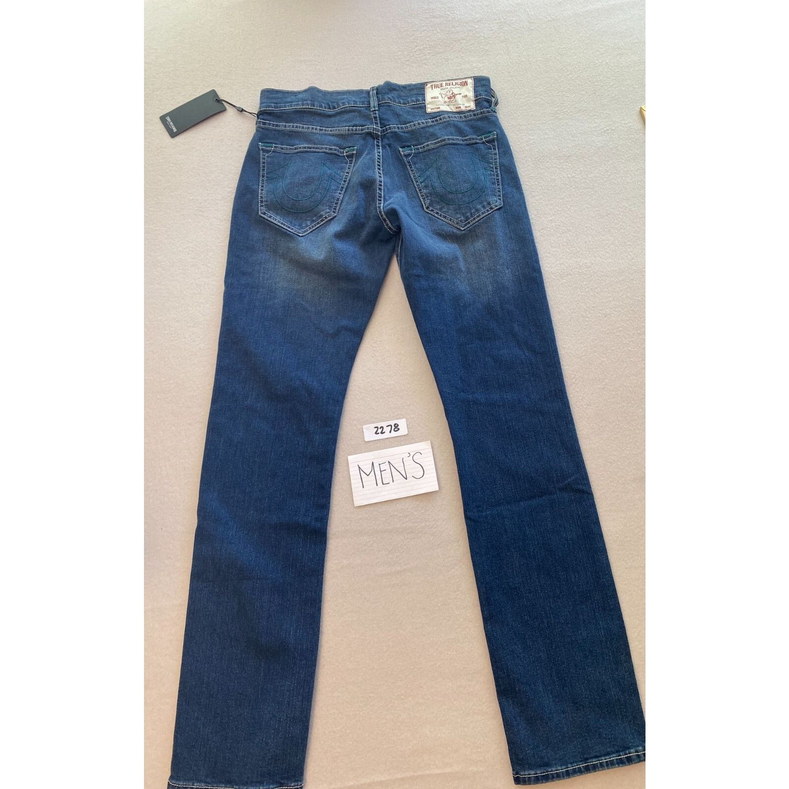 True Religion True Religion Ricky Jeans Mens Size 30 Relaxed Straight NWT Size US 30 / EU 46 - 17 Thumbnail