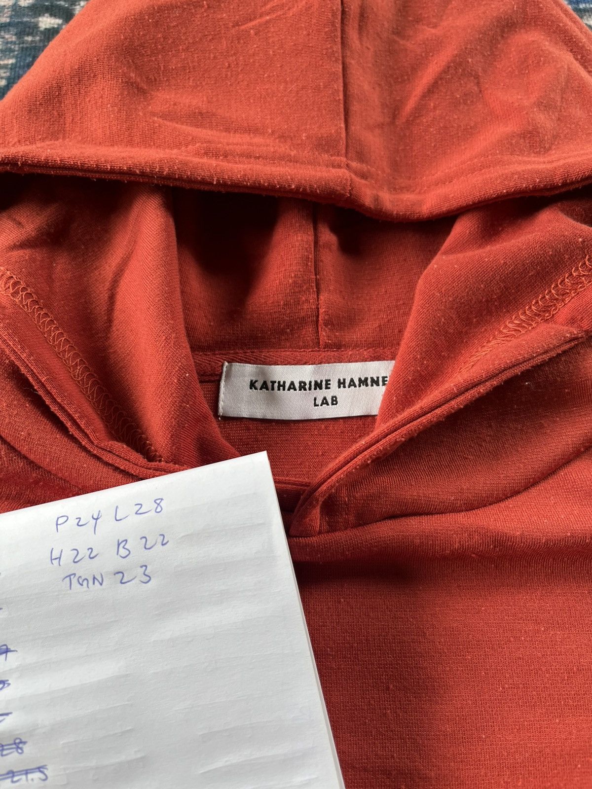 Designer × Katharine Hamnett London 🔥Katharine Hamnett Lab Cut & Sewn Boxy Hoodie Size US M / EU 48-50 / 2 - 7 Thumbnail