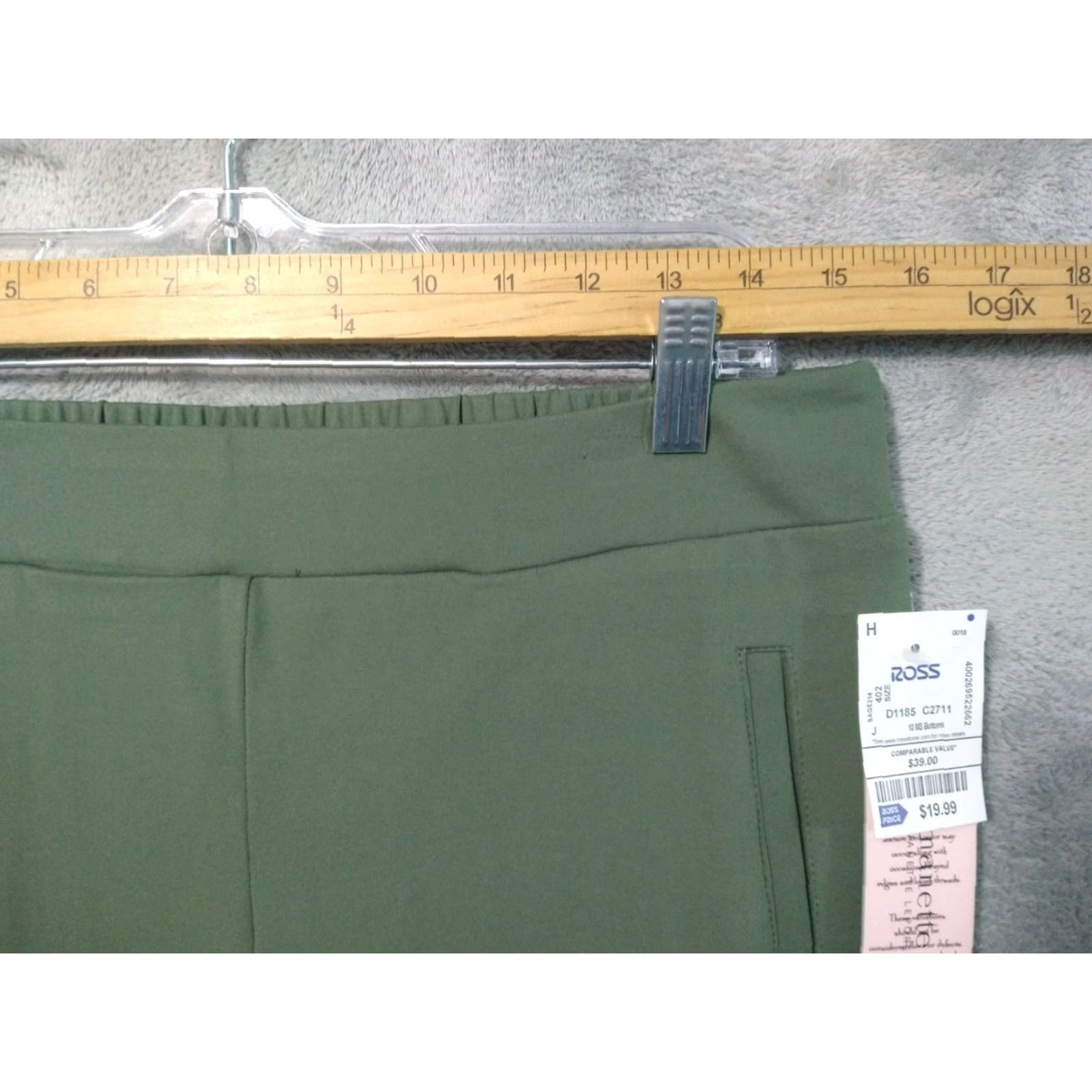 Nanette Lepore Nanette Lepore Pants Womens Medium Green Cargo Jogger Drawstring Elastic Waist Pockets Stretch Size 32" / US 10 / IT 46 - 3 Thumbnail