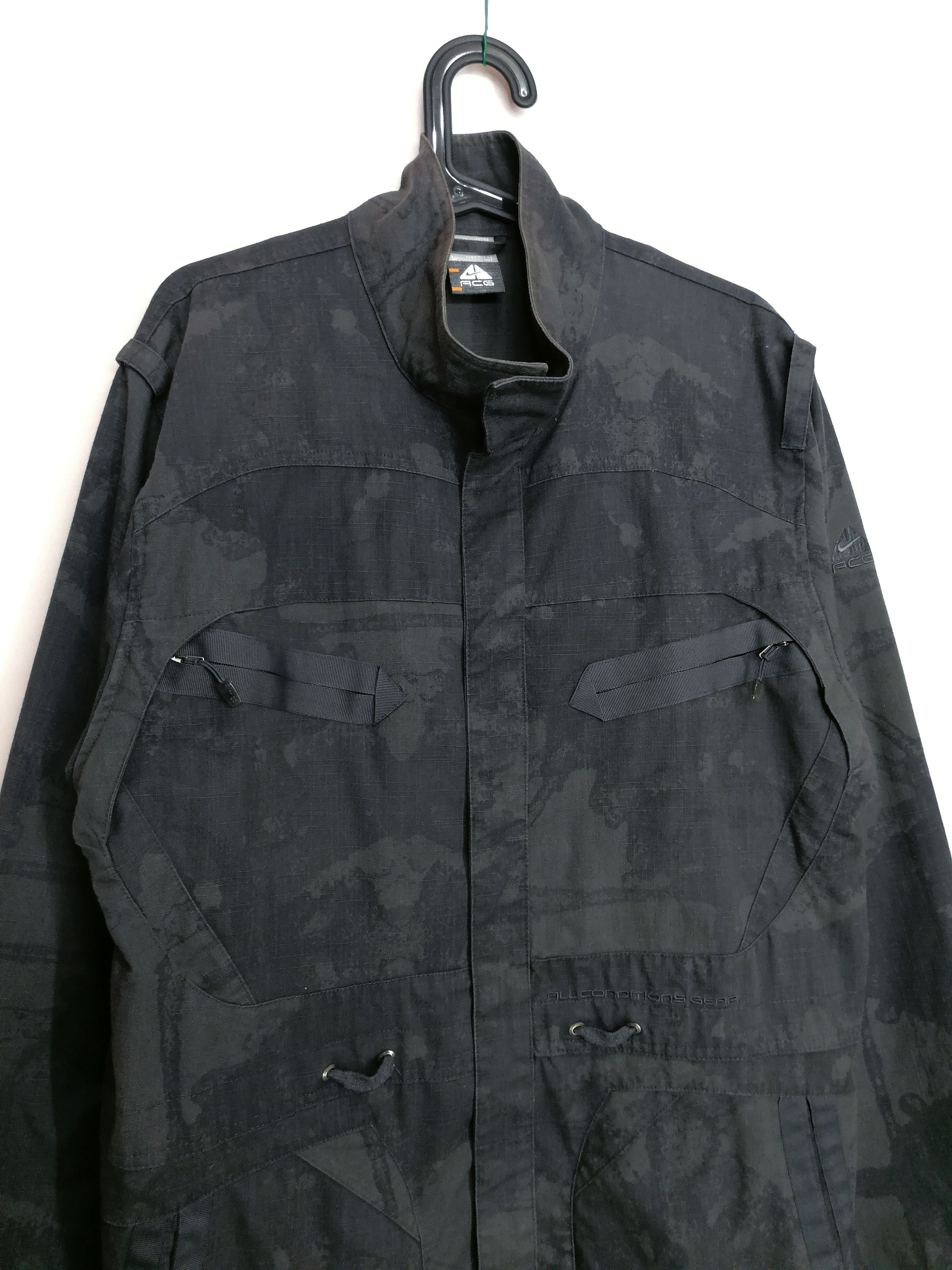 Nike ACG Nike Acg Jacket Camo Black & Grey Geometric Size US L / EU 52-54 / 3 - 3 Thumbnail