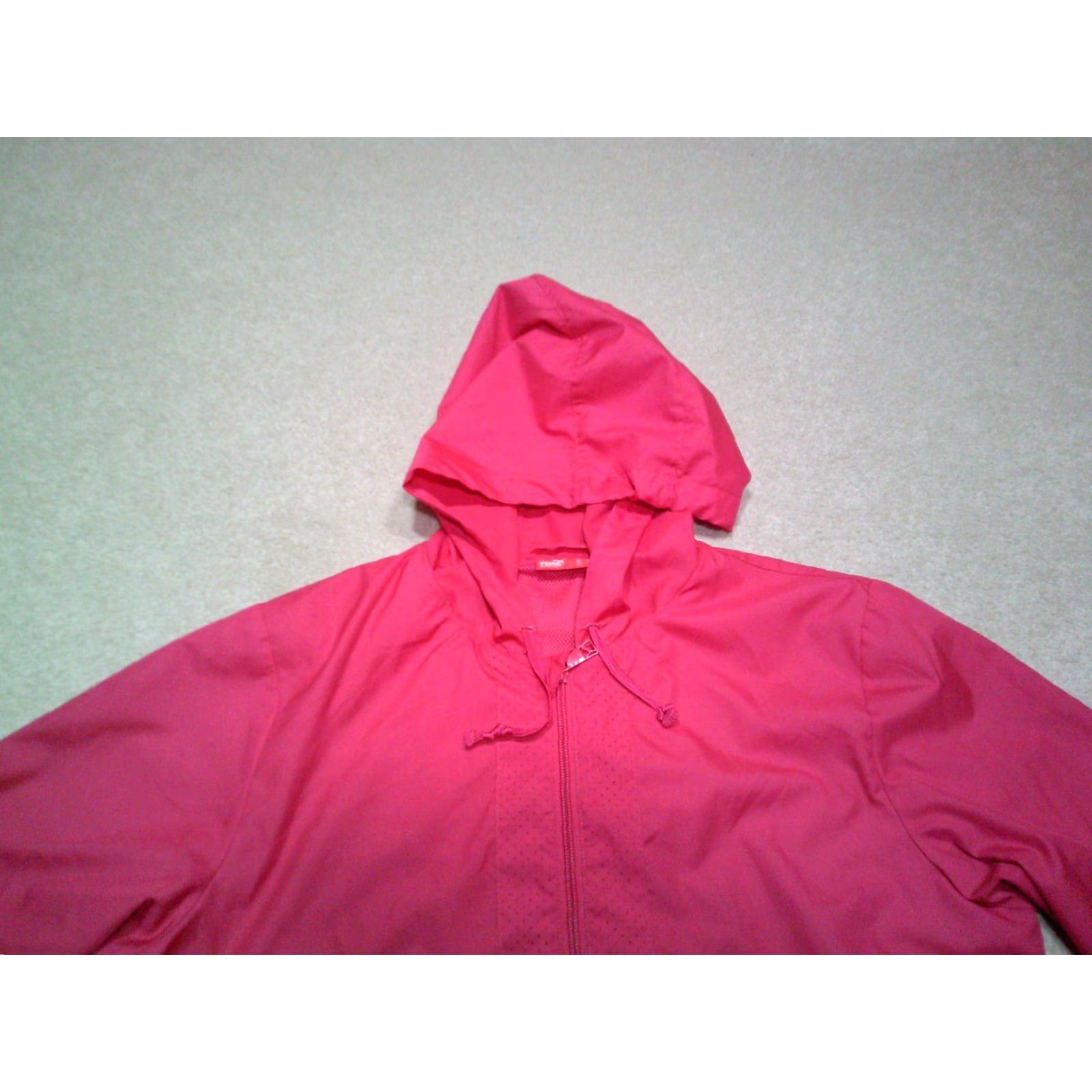 Puma PUMA Full Zip Jacket Womens XL Pink Hooded Sports Athletic Regular Size XL / US 12-14 / IT 48-50 - 5 Thumbnail