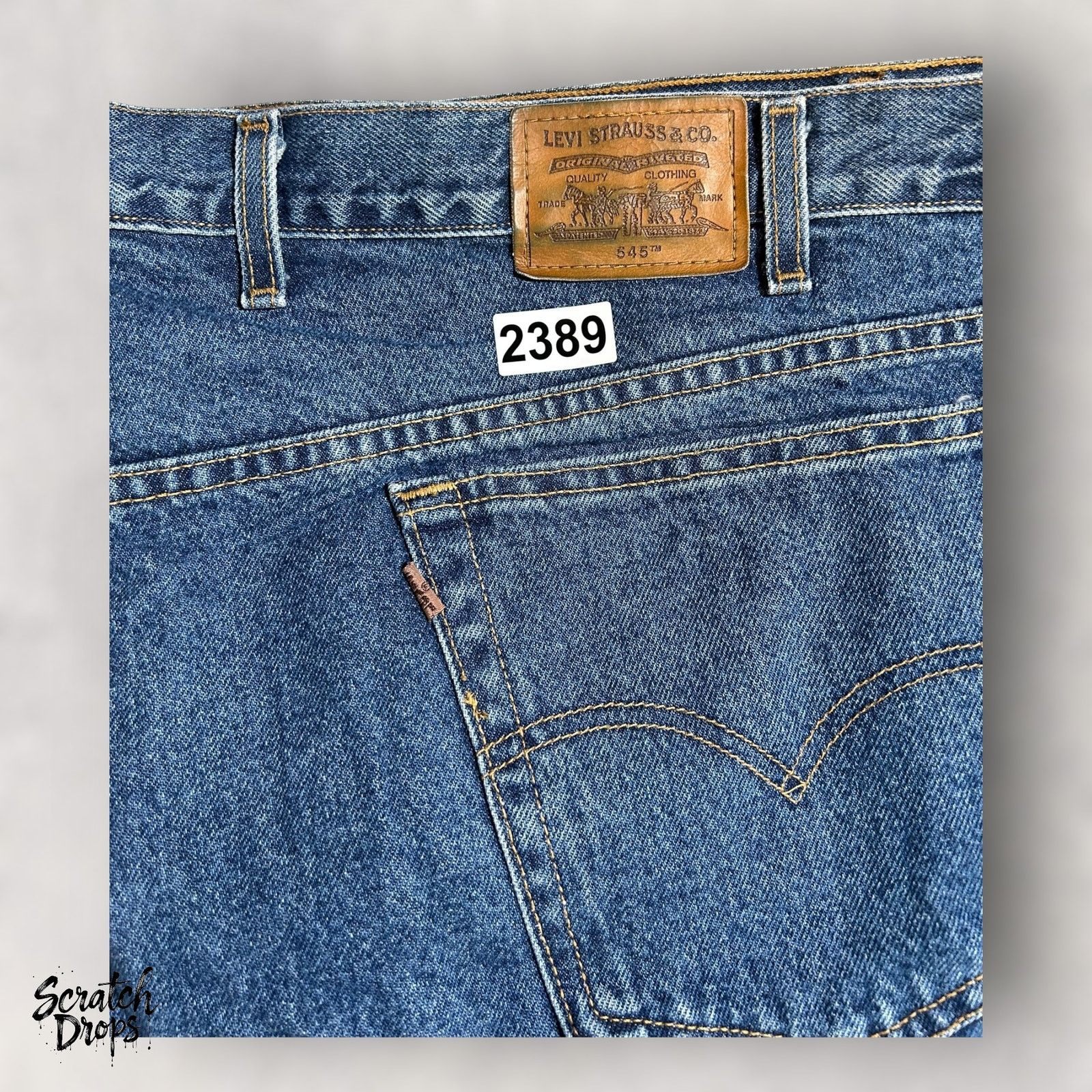 Levi's Vintage Levi's Signature 545 Men's Jeans Deadstock W52 L34 Size US 38 / EU 54 - 1 Thumbnail