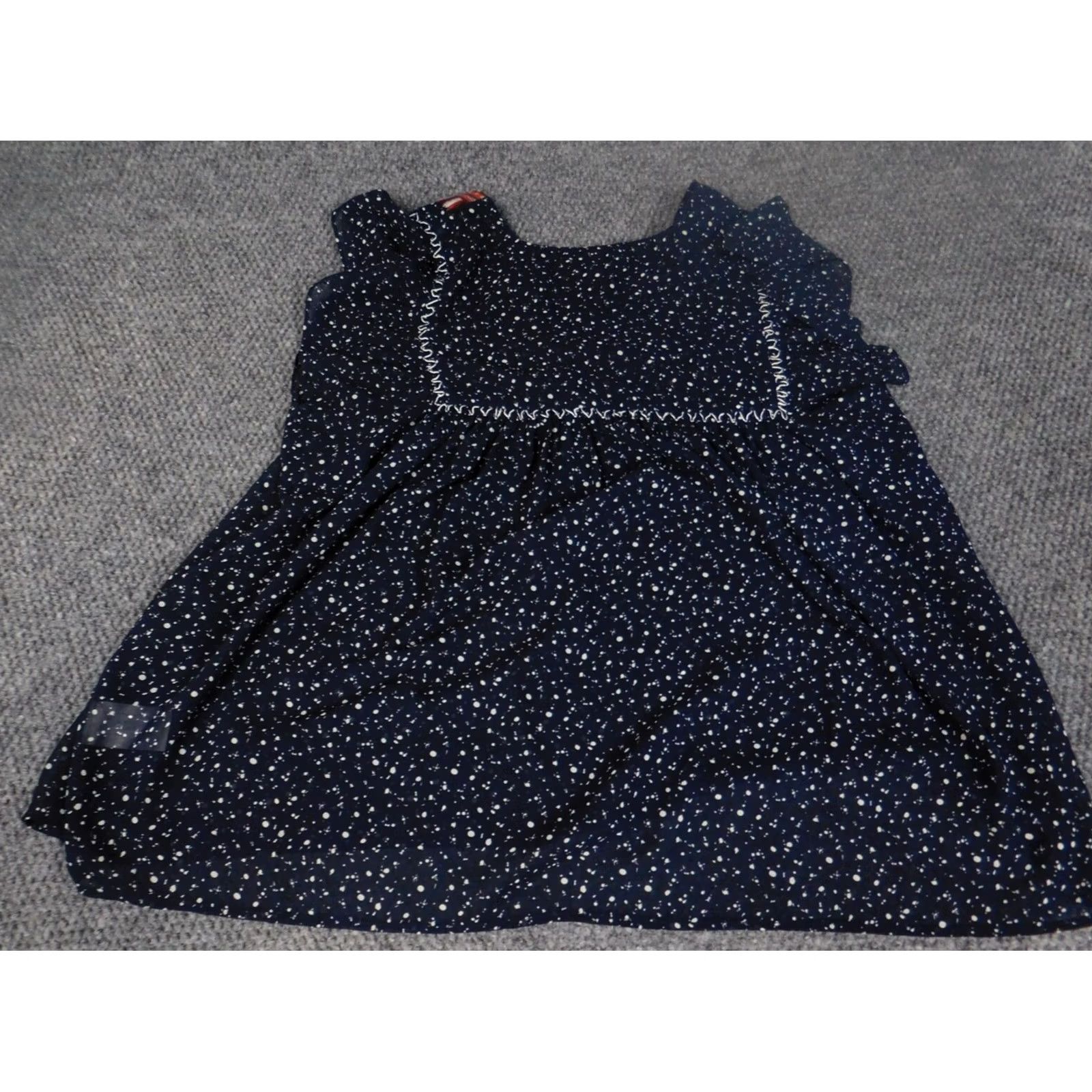 Vintage Maette Blouse Women L Blue Crew Neck Sleeveless Pullover Casual Cotton Rayon Floral Stretch Basic Casual Sleeve Regular Size L / US 10 / IT 46 - 5 Thumbnail