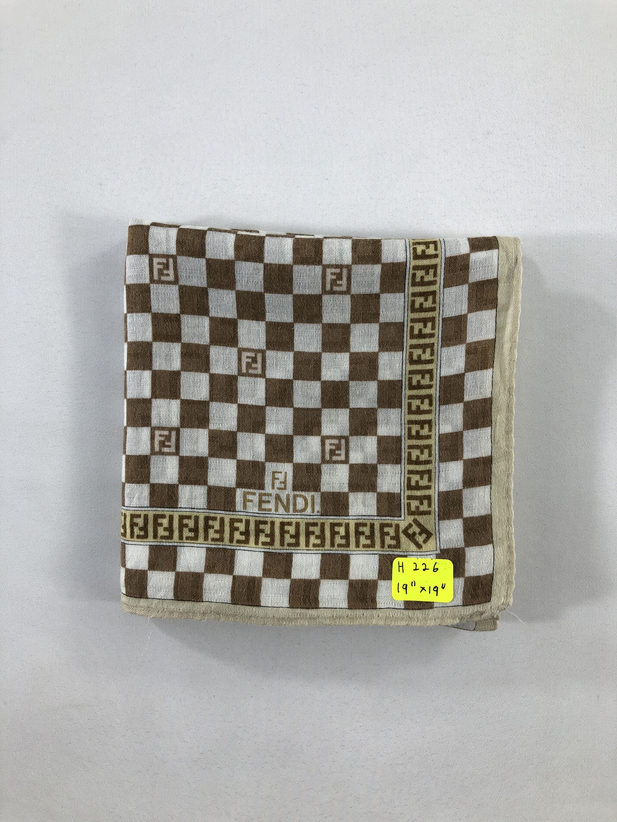 Vintage Fendi Handkerchief / Bandana / Neckerchief / Babushka Size ONE SIZE - 4 Thumbnail