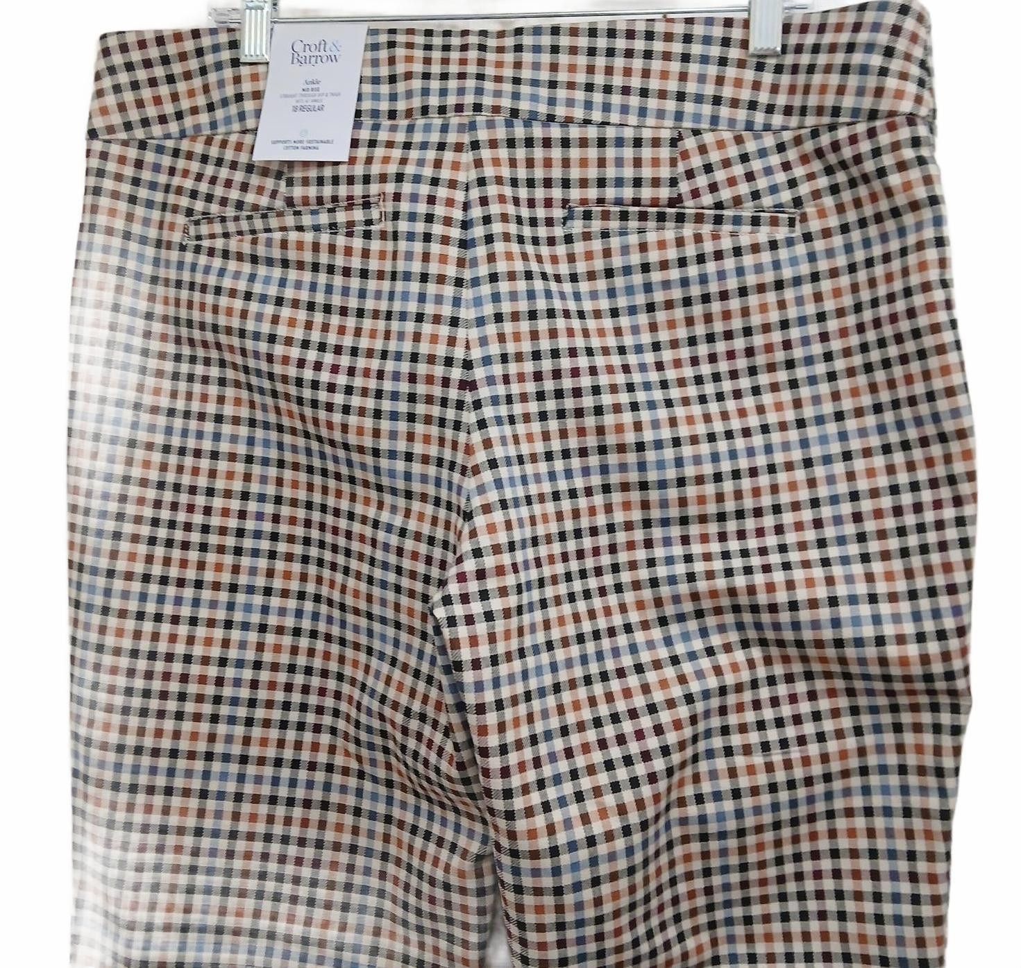 Croft & Barrow NWT Croft & Barrow Checkered Ankle Pants Women's 18 Size 40" / US 18 - 7 Thumbnail
