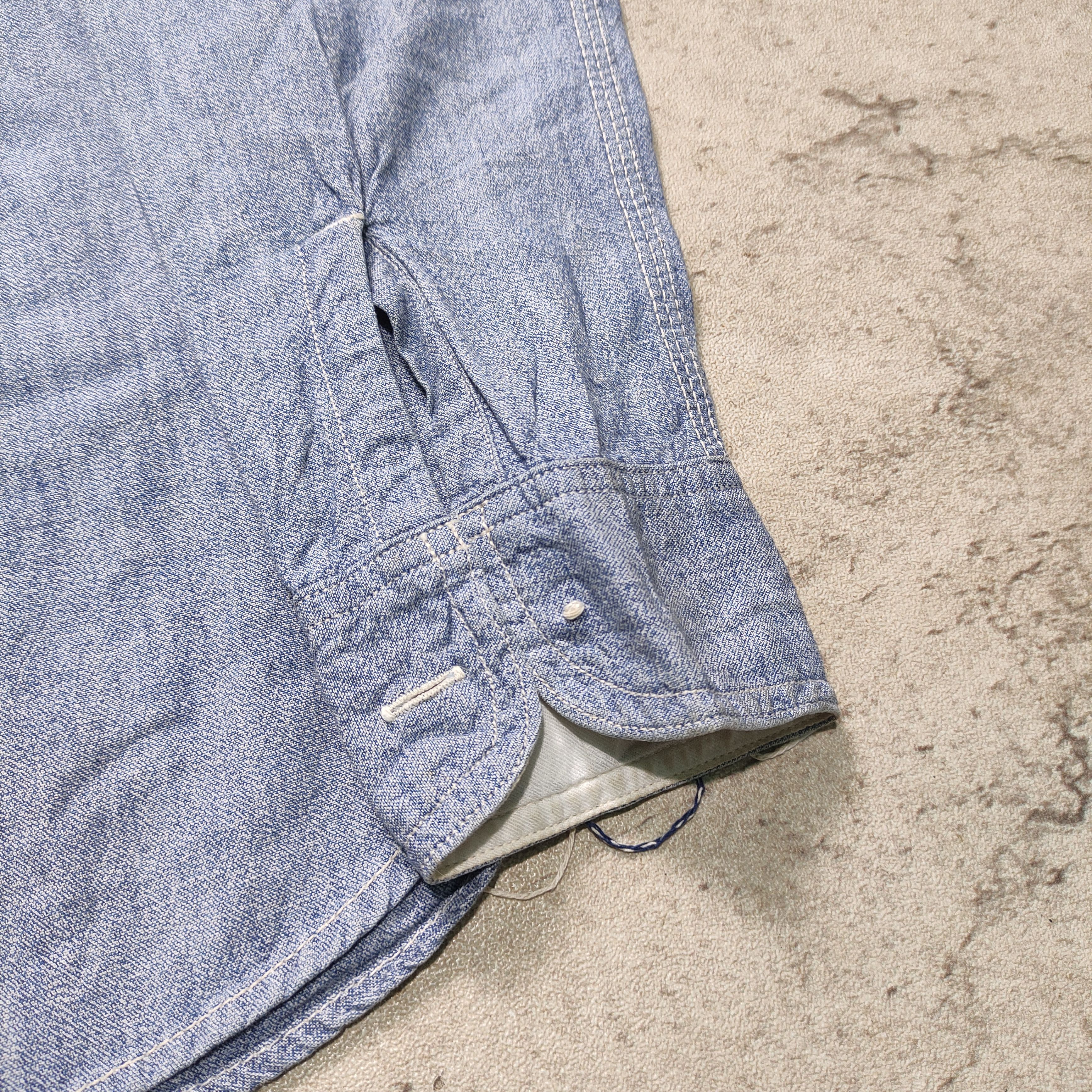 Momotaro Jeans Momotaro Chambray Shirt — Japan Made Size US M / EU 48-50 / 2 - 8 Thumbnail