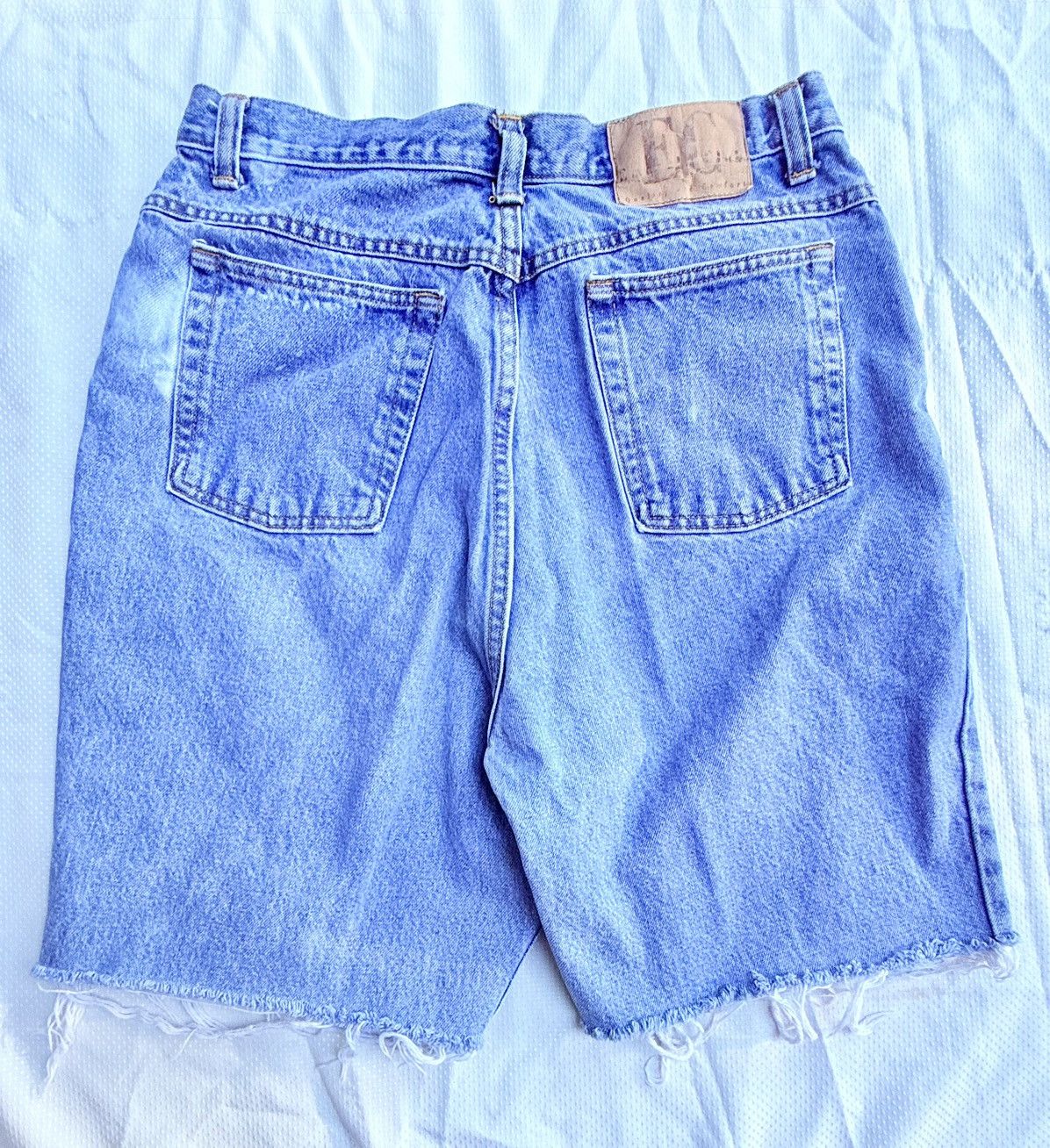 Other Vintage 90s Emerald Club Made in USA Denim Cutoffs Talon Zip Size 29" - 7 Thumbnail